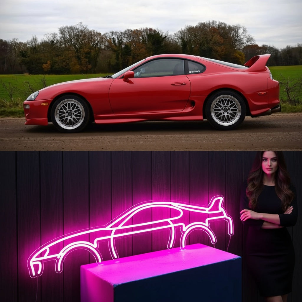 Your Custom Car Neon Silhouette Service