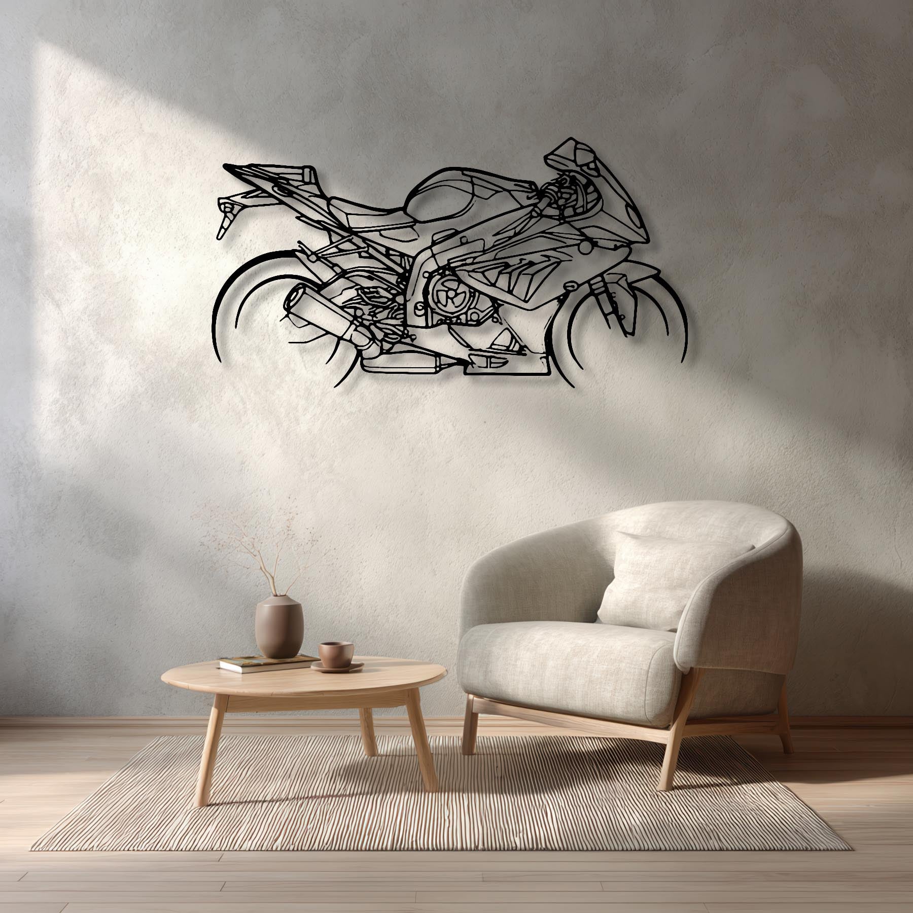 1000 RR 2014 Silhouette Metal Wall Art
