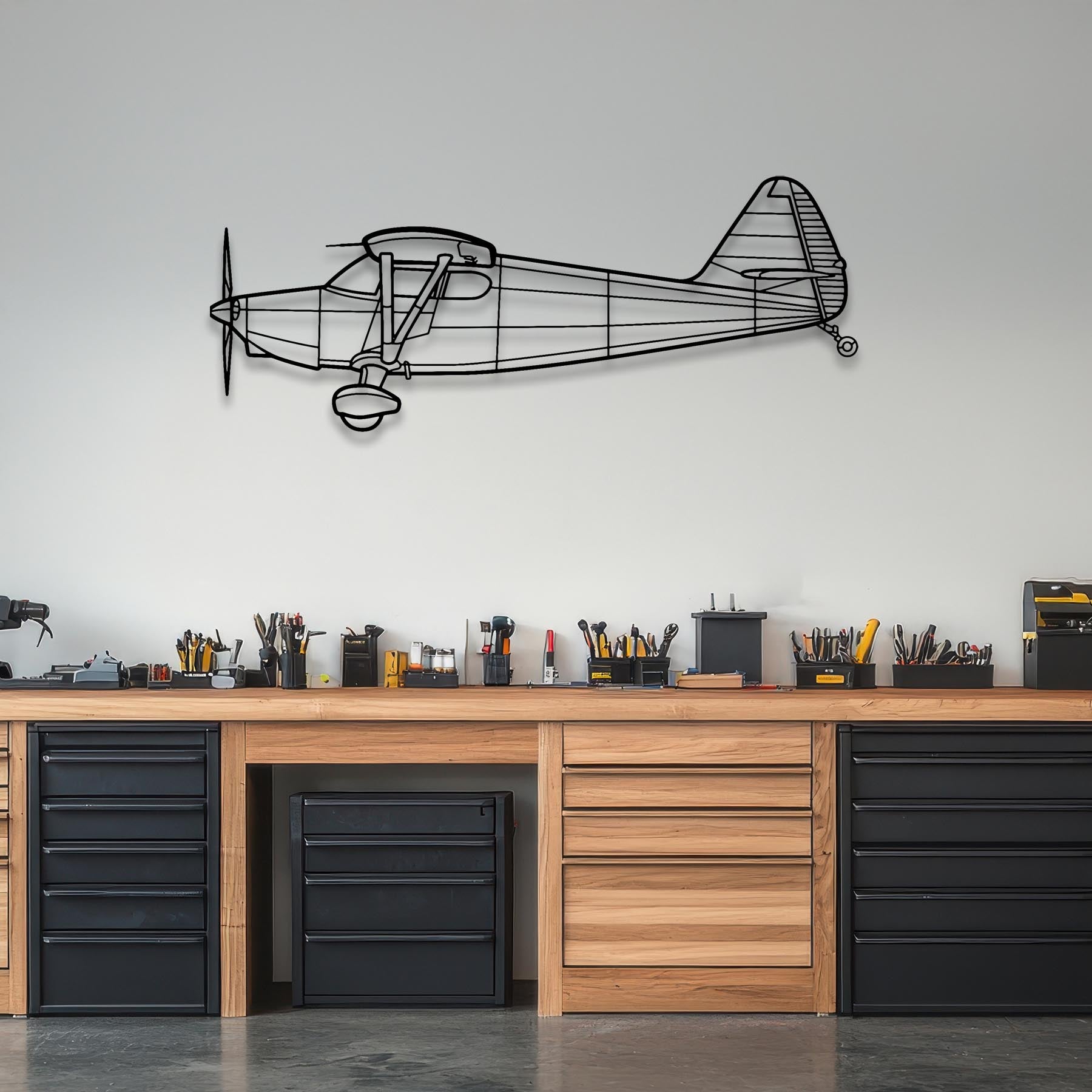 108-2 Metal Aircraft Wall Art - NCP0453