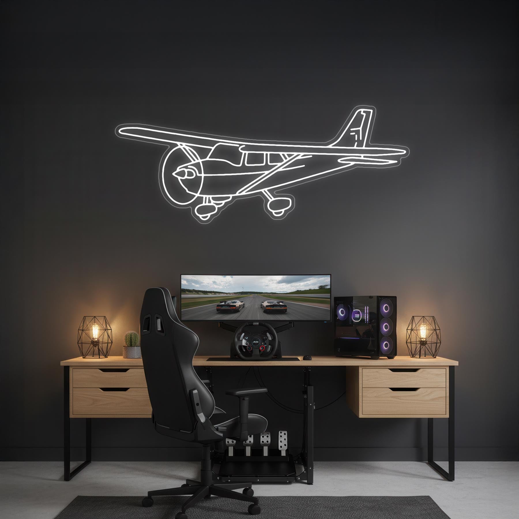 172 2024 Angle Neon Silhouette