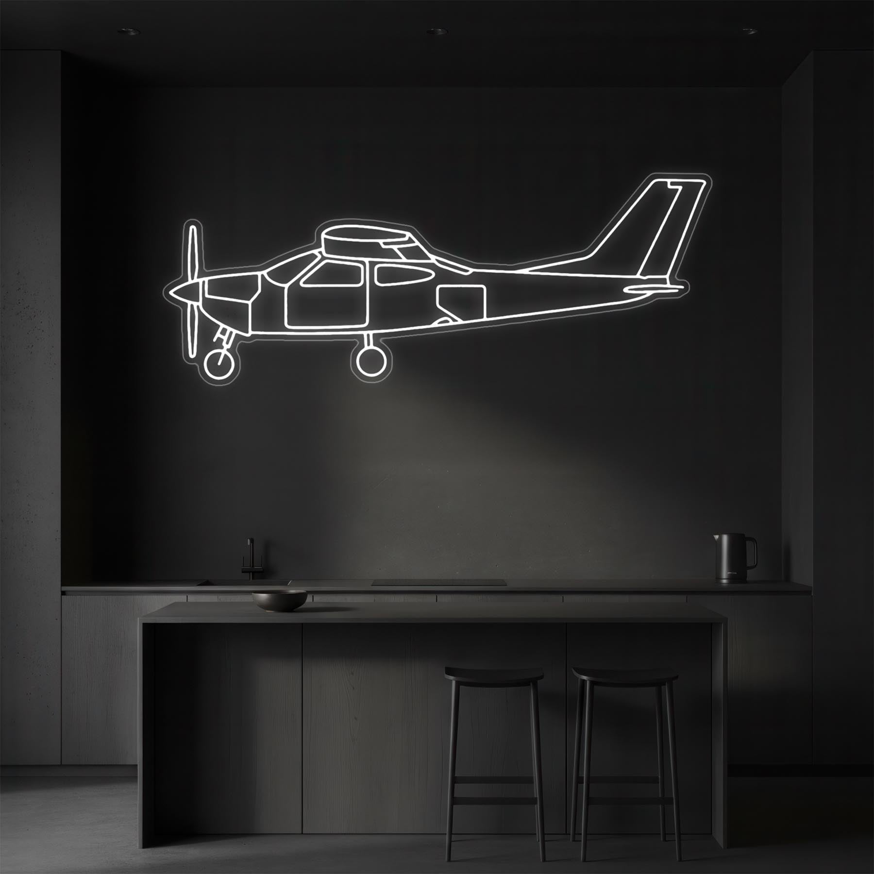 177 RG 1976 Neon Silhouette