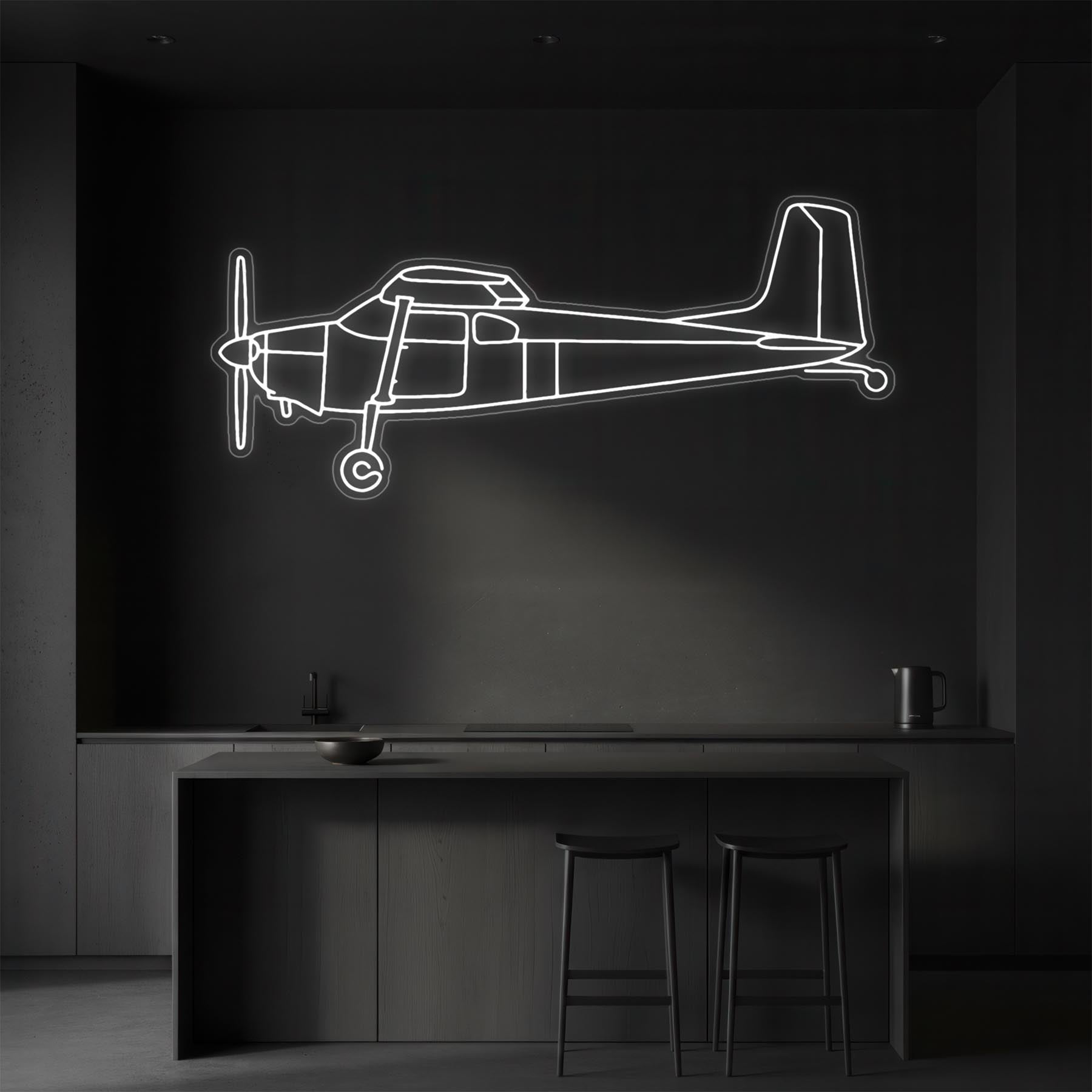 180B 1959 Neon Silhouette