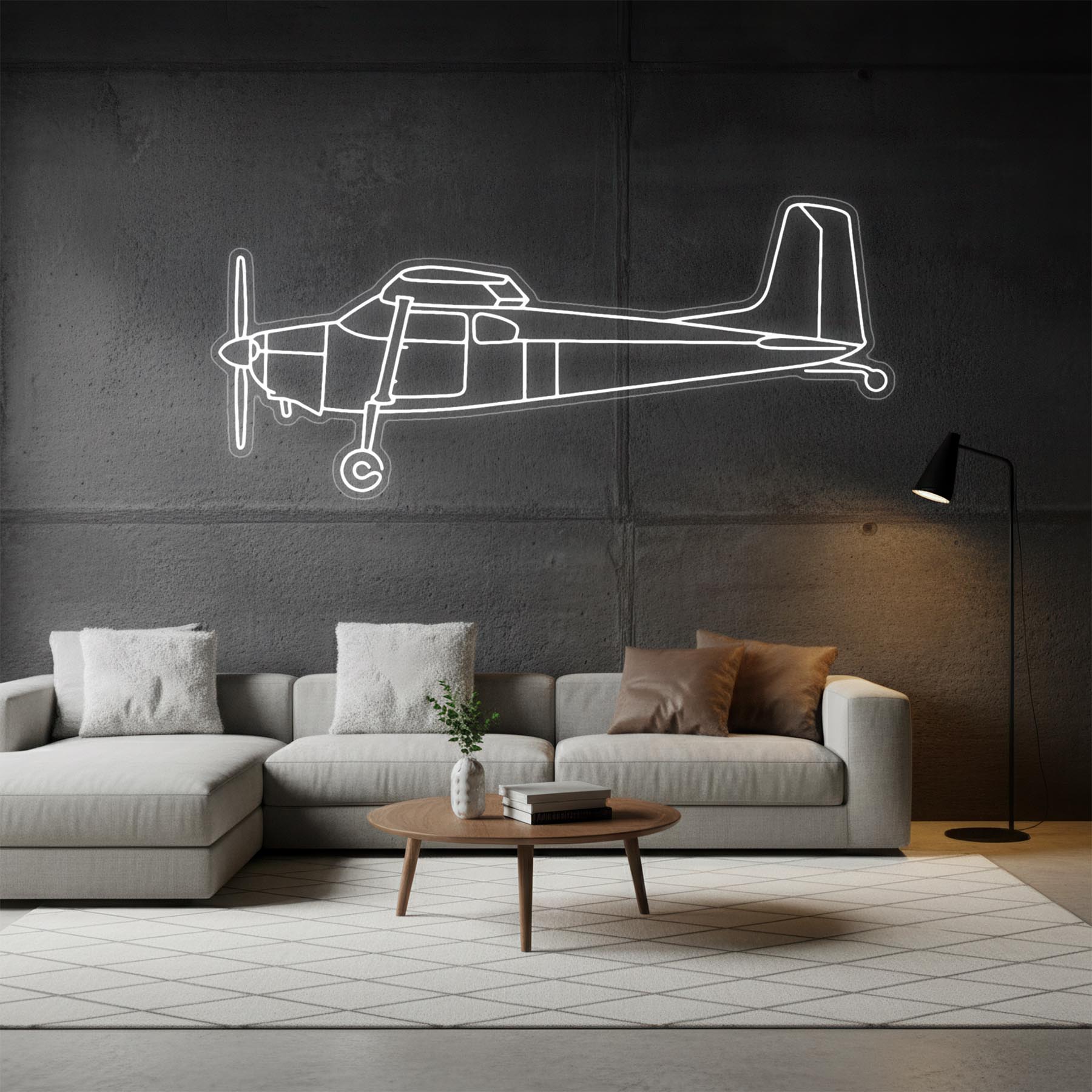 180B 1959 Neon Silhouette