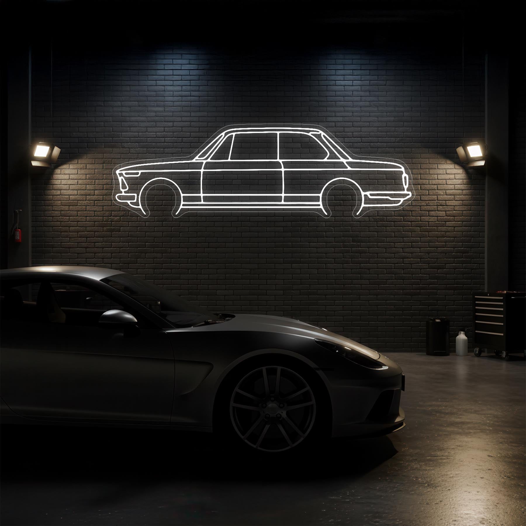 2002 1972 Neon Silhouette