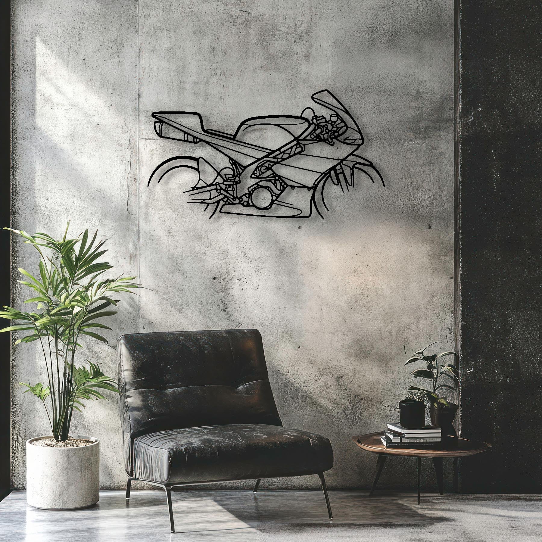 2008 RRV4502 Silhouette Metal Wall Art
