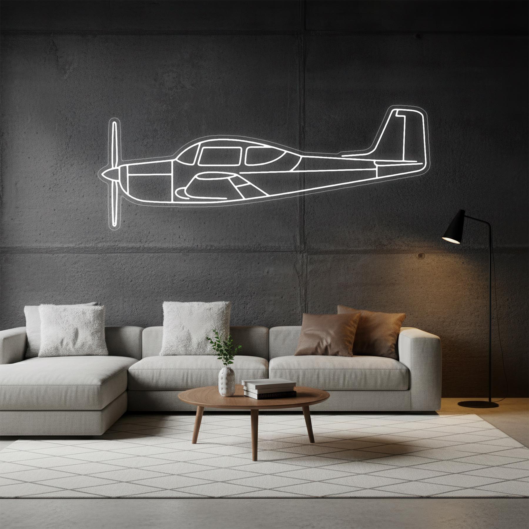 200D 1966 Neon Silhouette