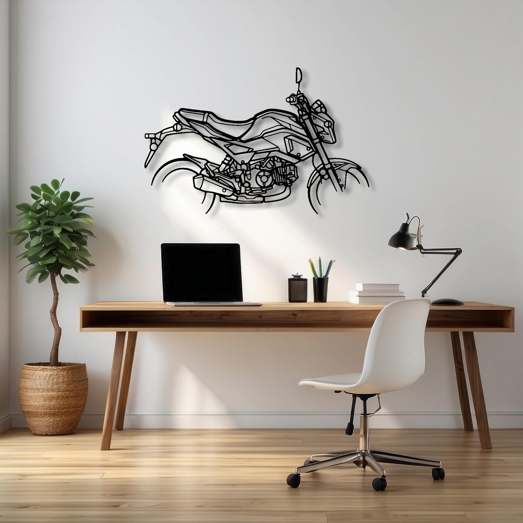 2019 Grom Silhouette Metal Wall Art