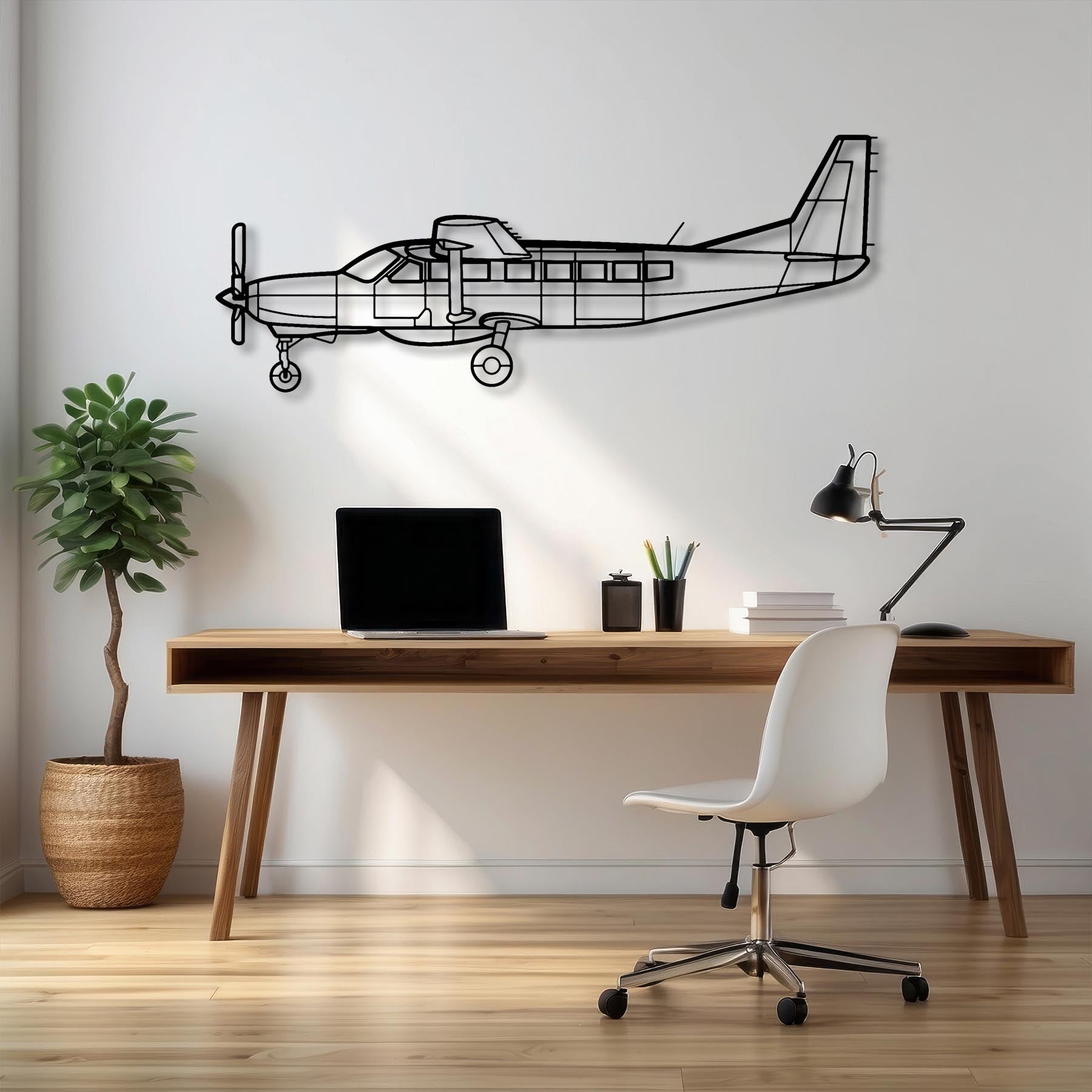 208B Grand Caravan EX Metal Aircraft Wall Art - NCP0155