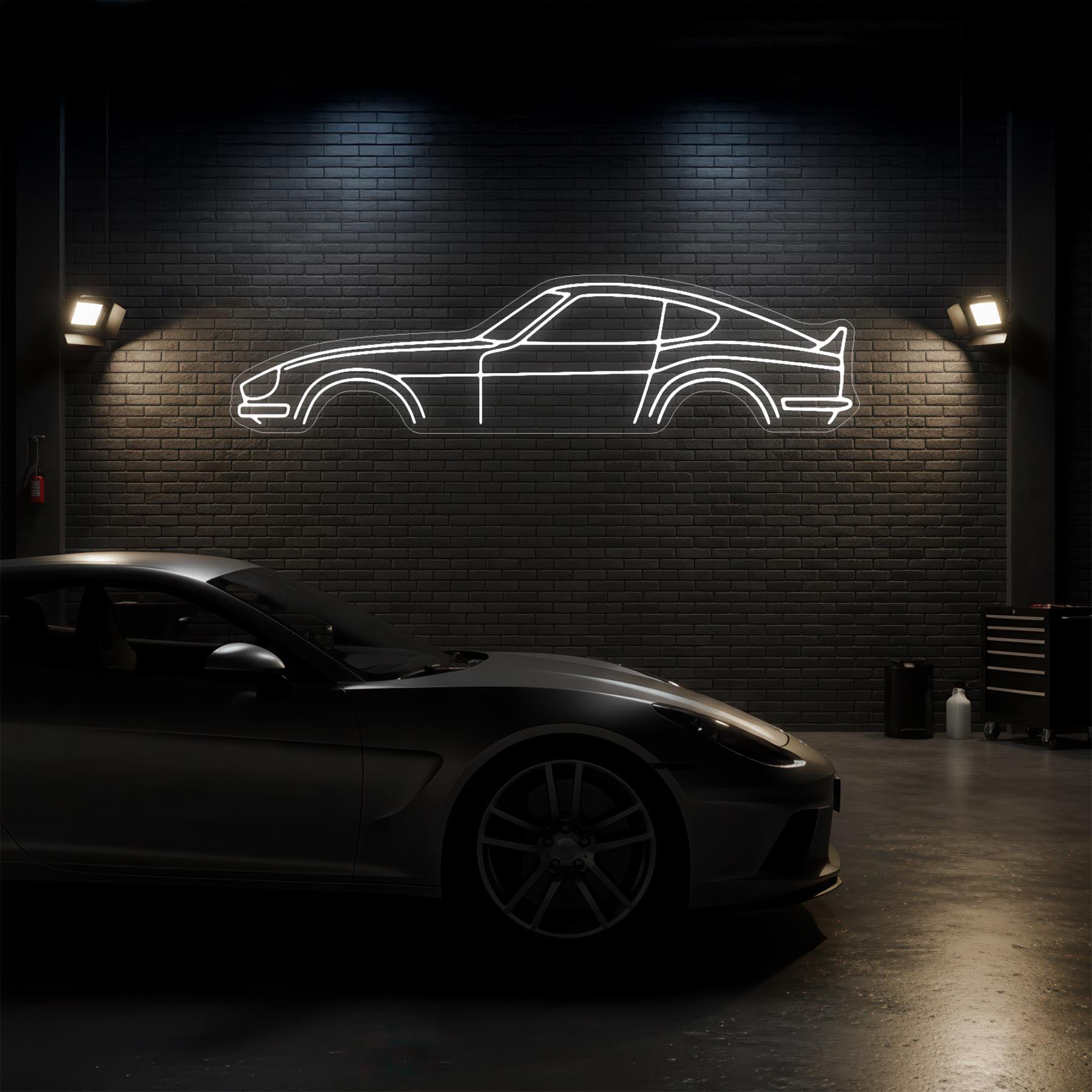 240Z Neon Silhouette