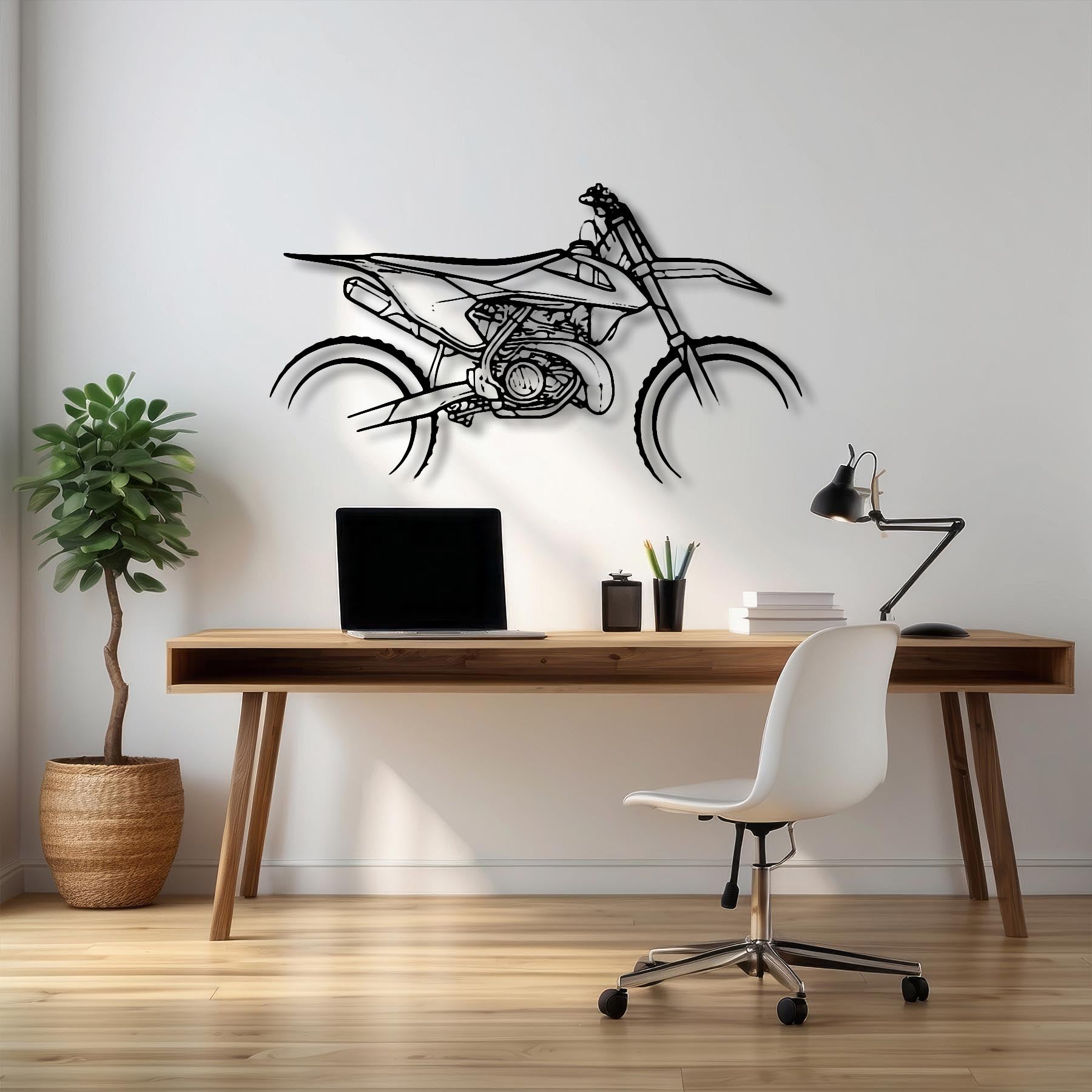 250SX Silhouette Metal Wall Art