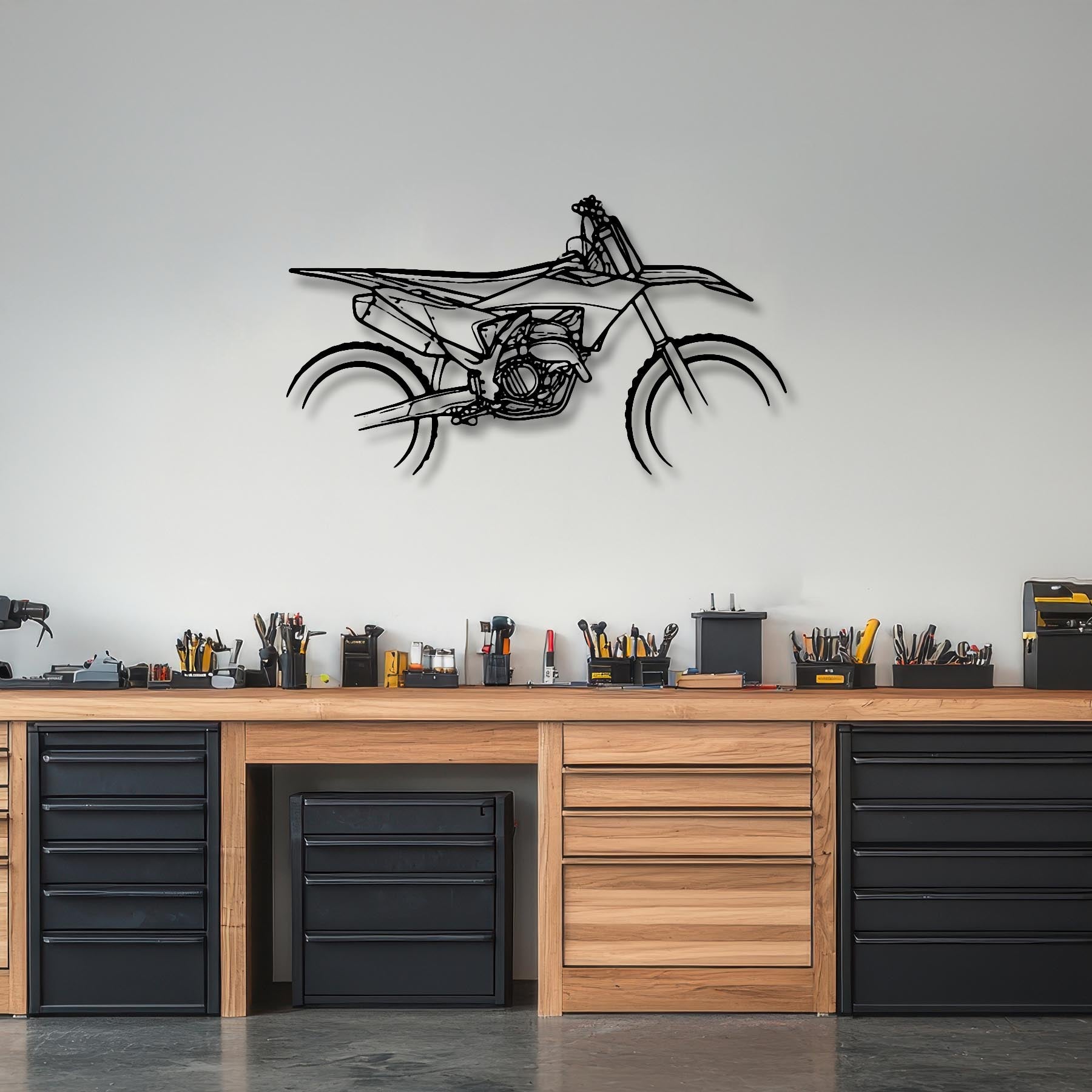 250 SXF 2023 Silhouette Metal Wall Art