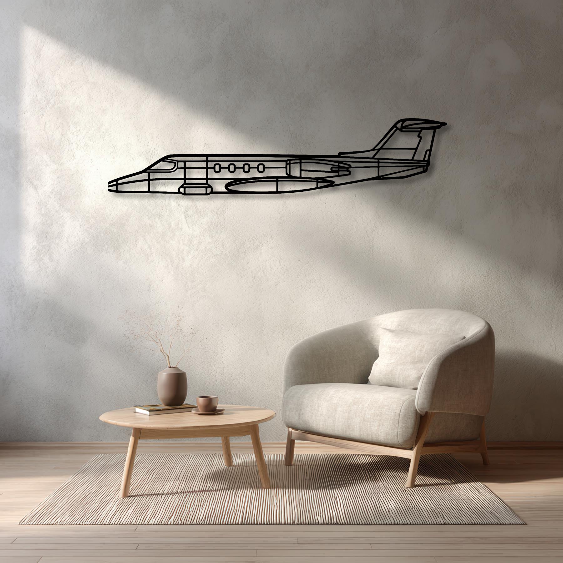 25D Metal Aircraft Wall Art - NCP0502