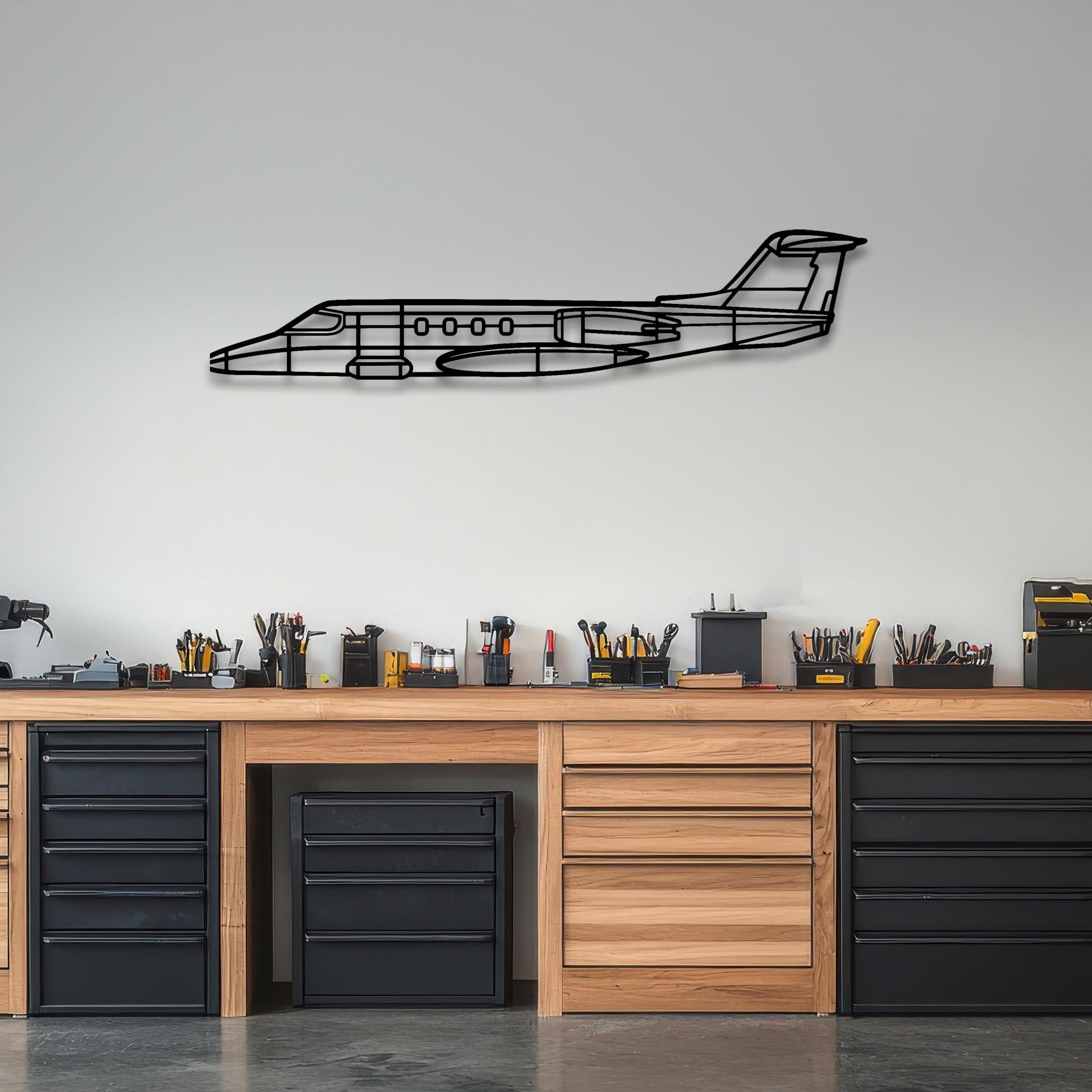 25D Metal Aircraft Wall Art - NCP0502