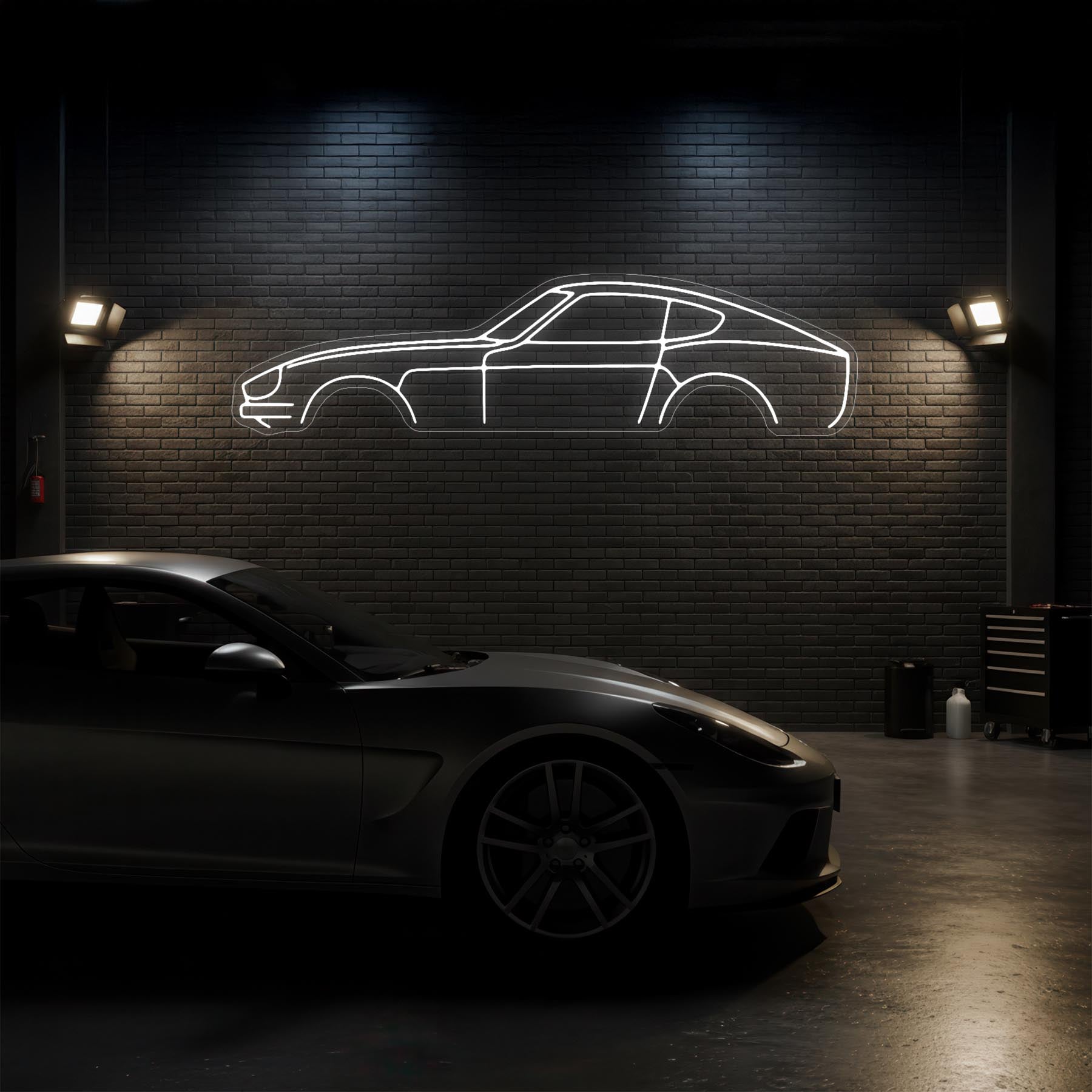 260Z 1974 Neon Silhouette