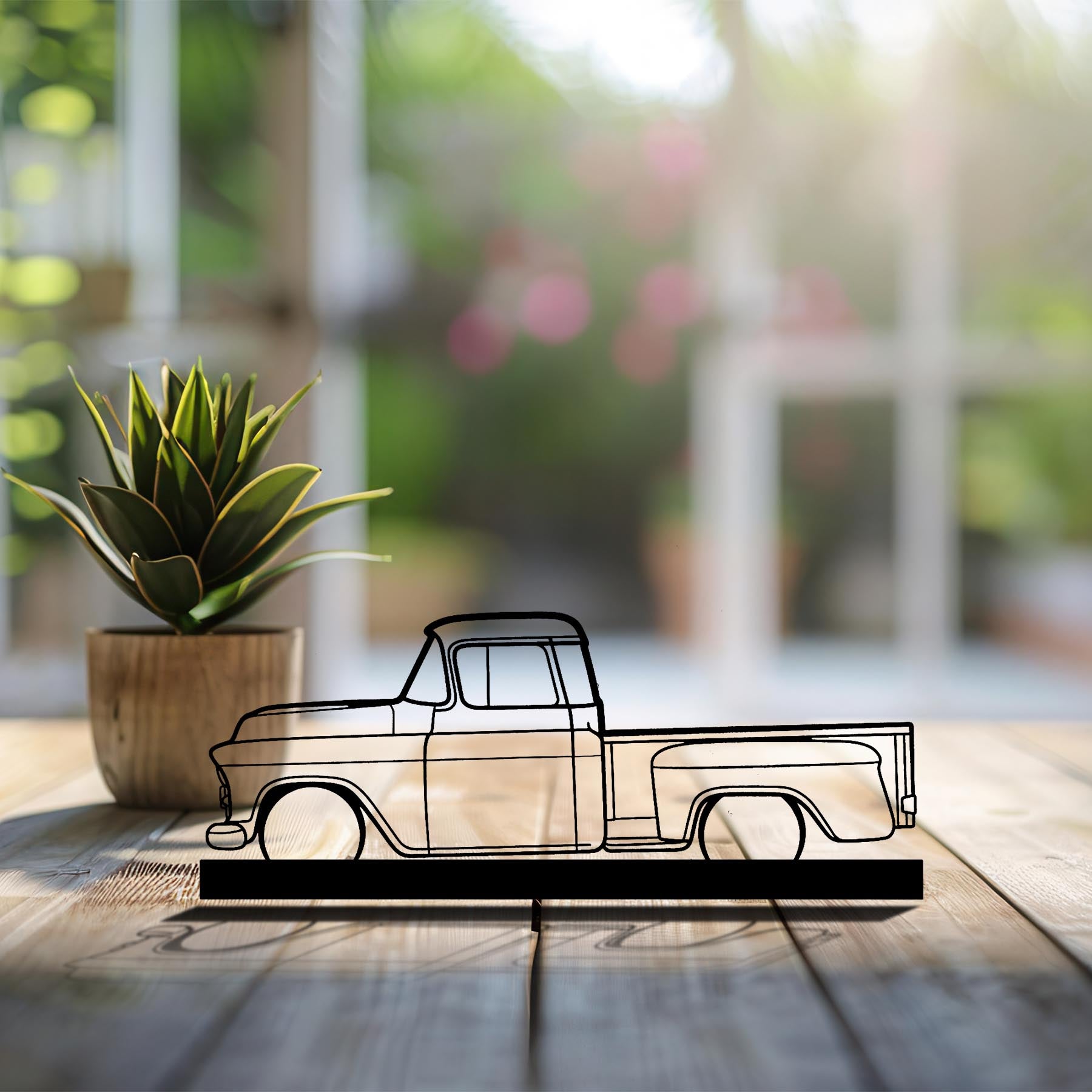 3100 1957 Silhouette Metal Art Stand