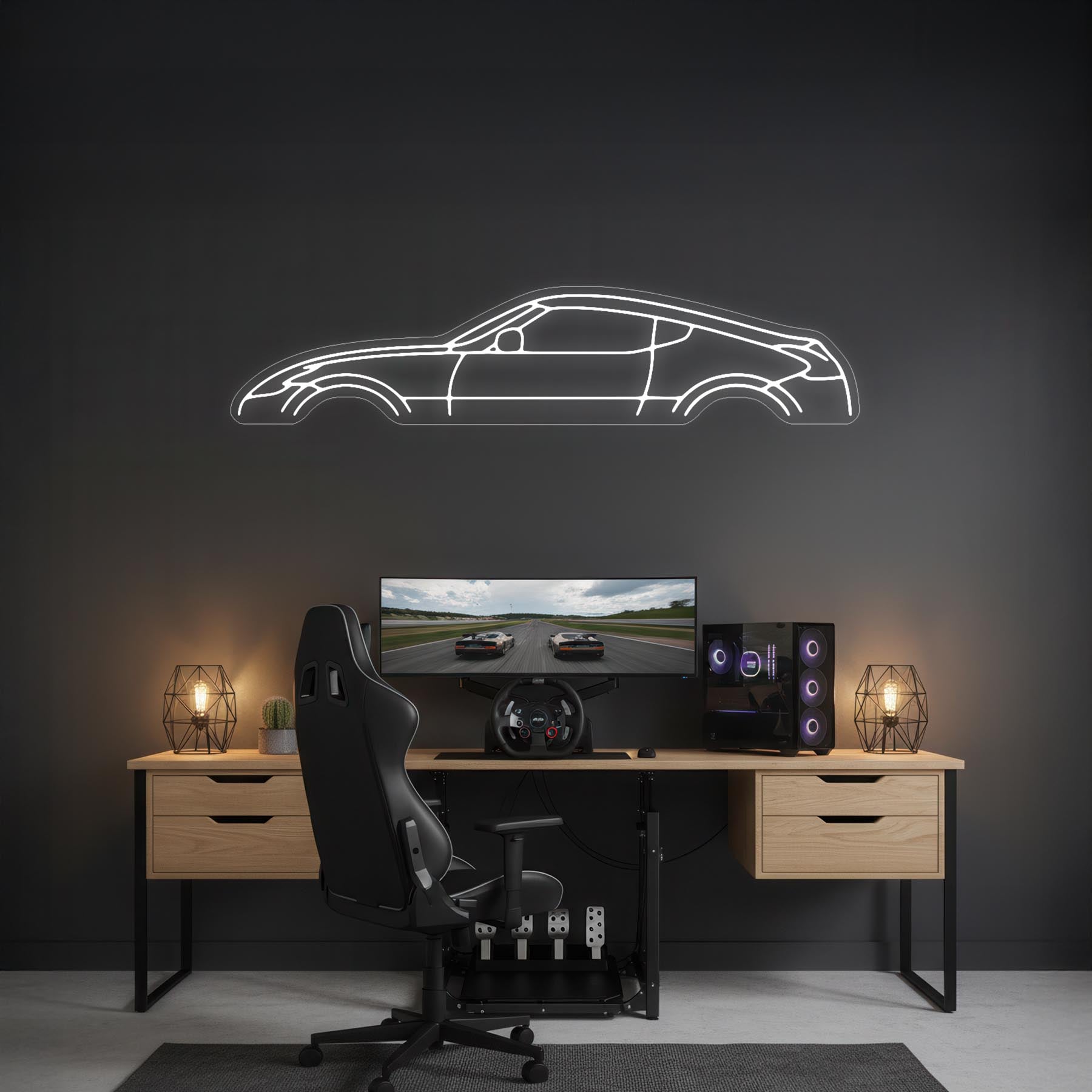 370Z 2009 Neon Silhouette