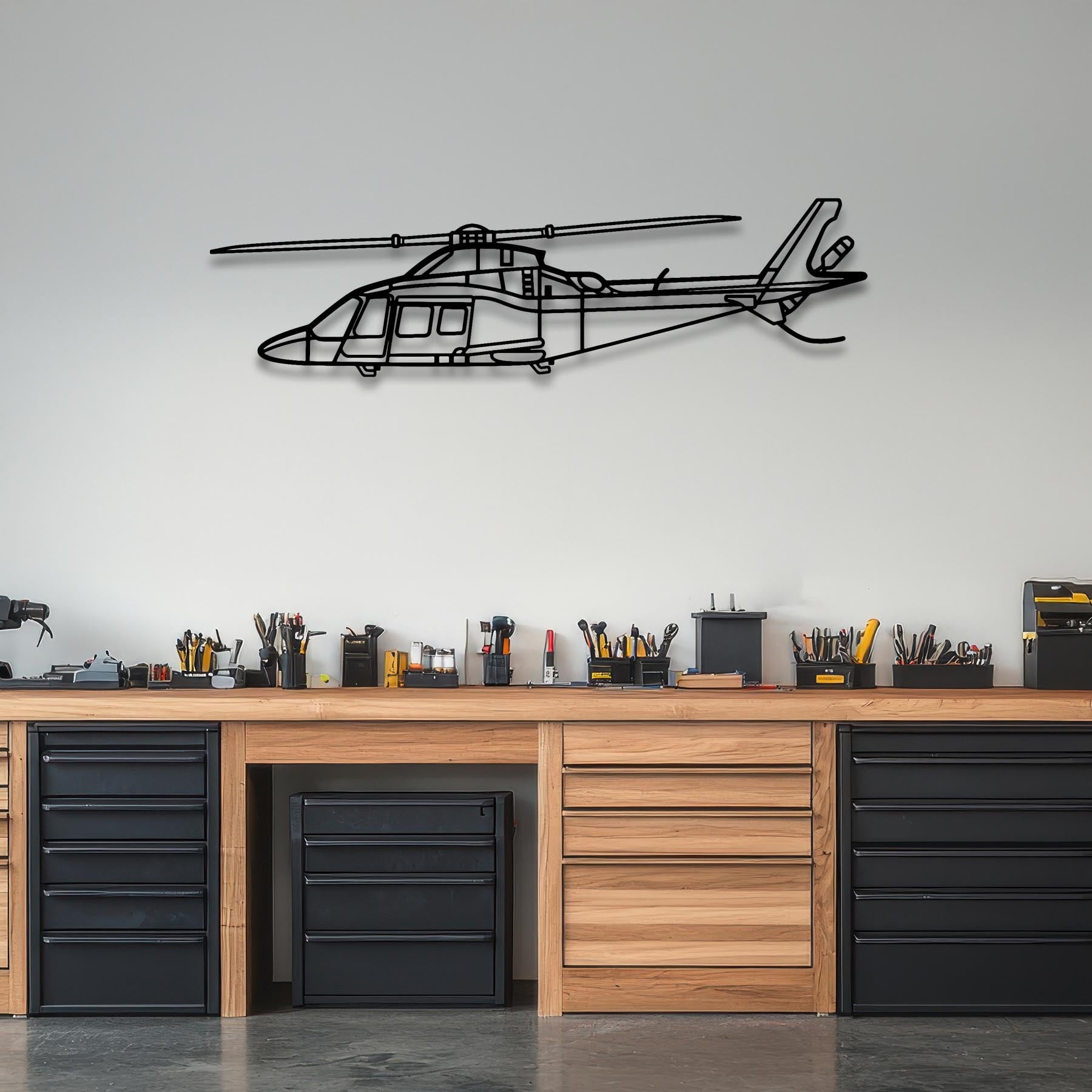 421C Front Metal Aircraft Wall Art - NCP0208