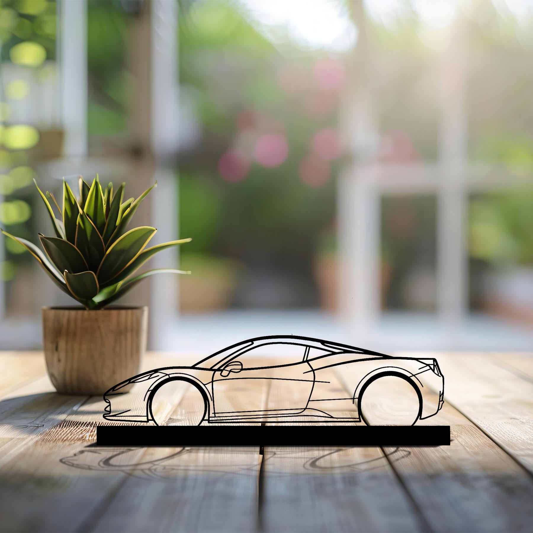 458 Silhouette Metal Art Stand