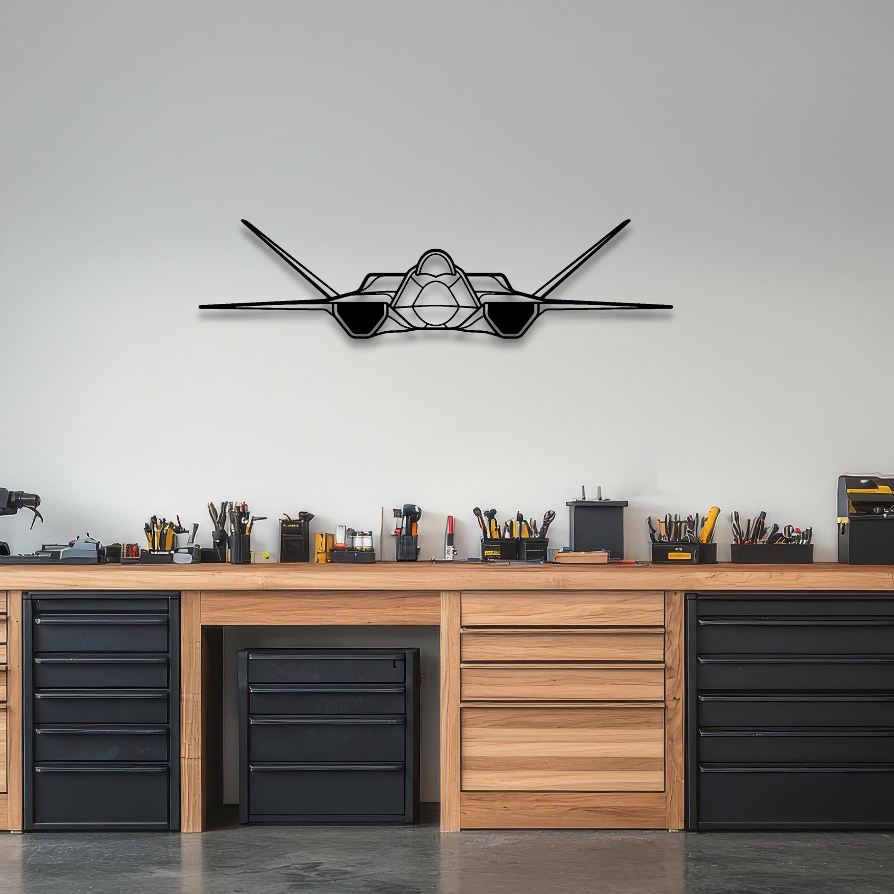 505 Jet Ranger X Metal Aircraft Wall Art - NCP0506