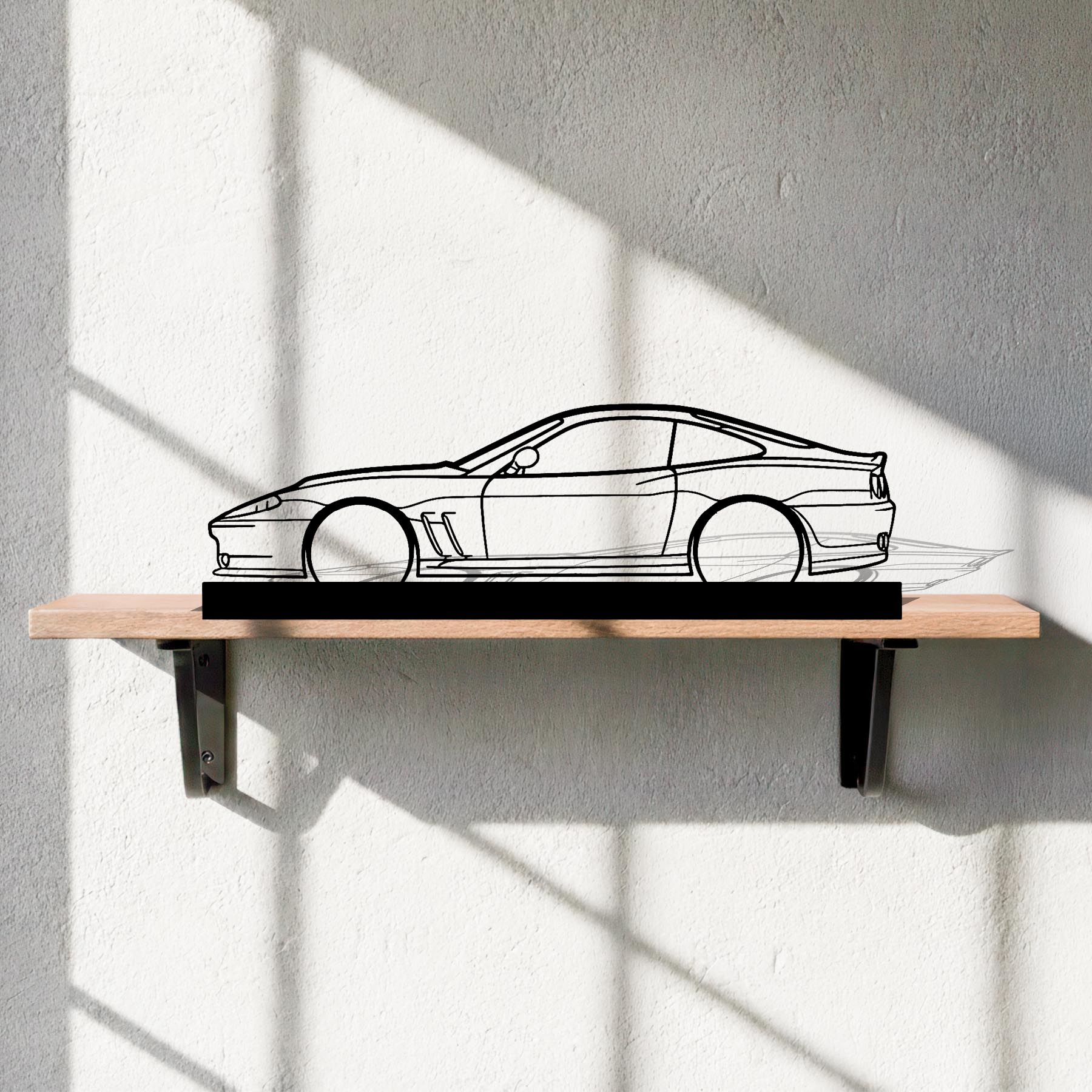 550 Maranello Silhouette Metal Art Stand