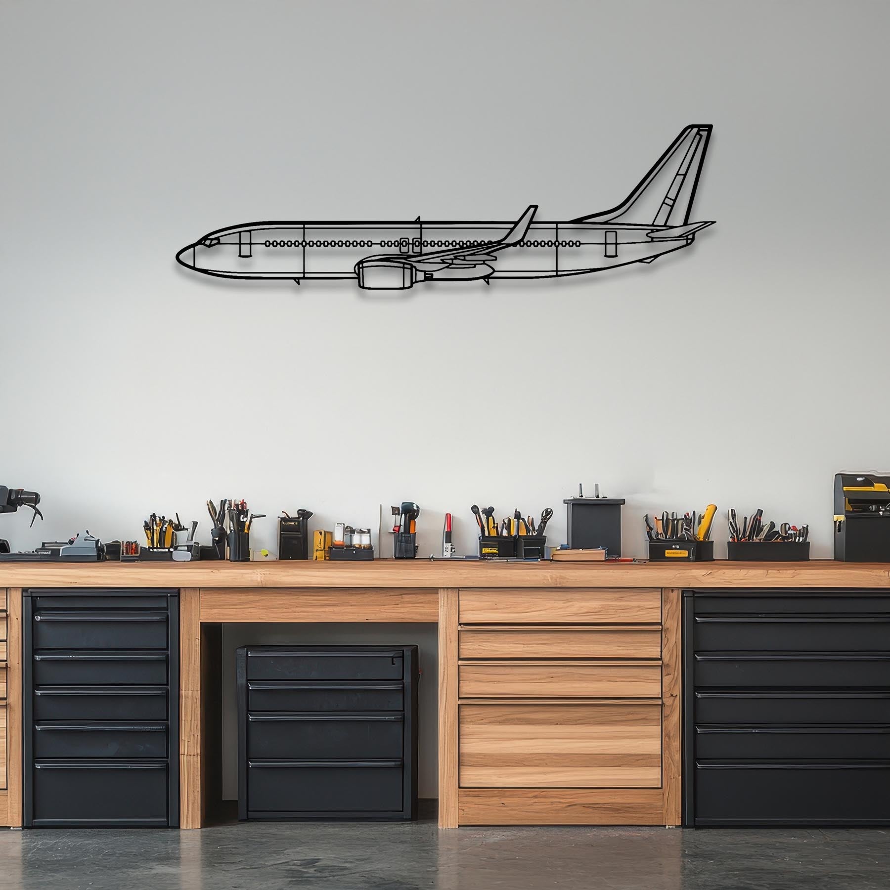 72-600 Front Metal Aircraft Wall Art - NCP0353