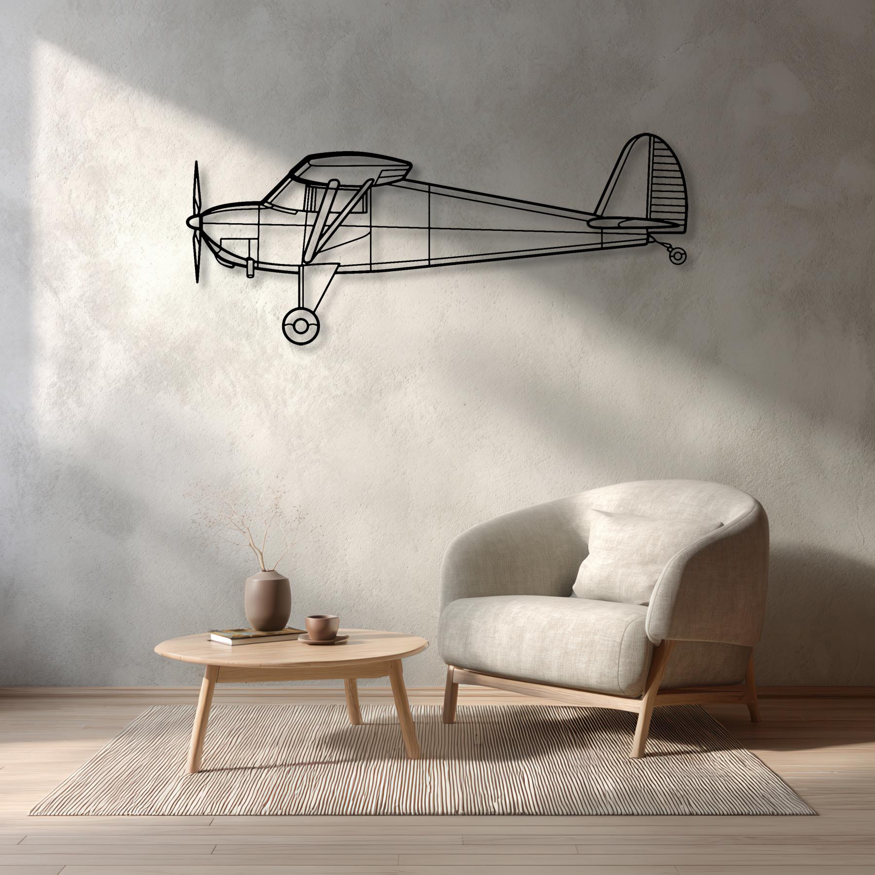 767-300F Angle Metal Aircraft Wall Art - NCP0360