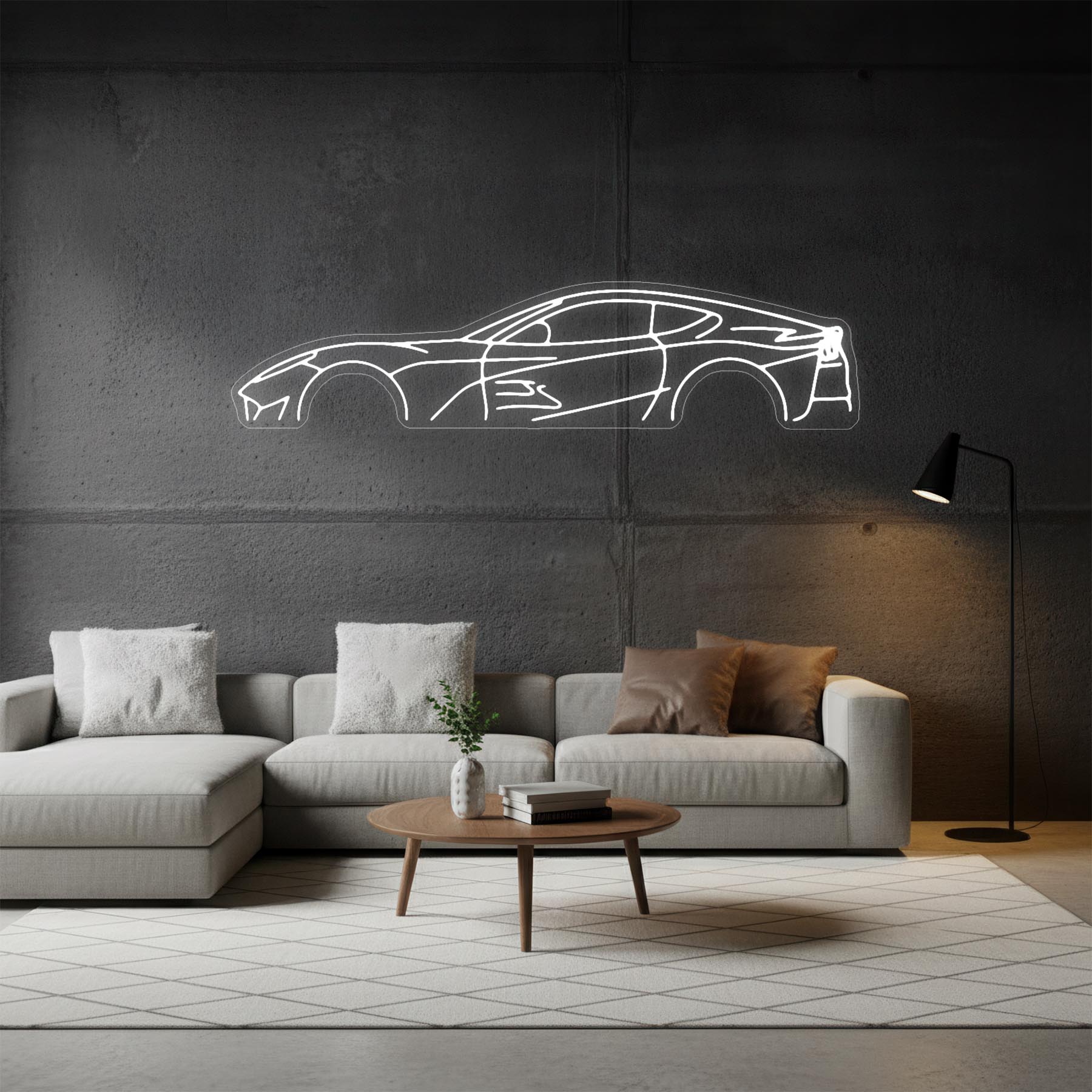 812 Superfast Neon Silhouette