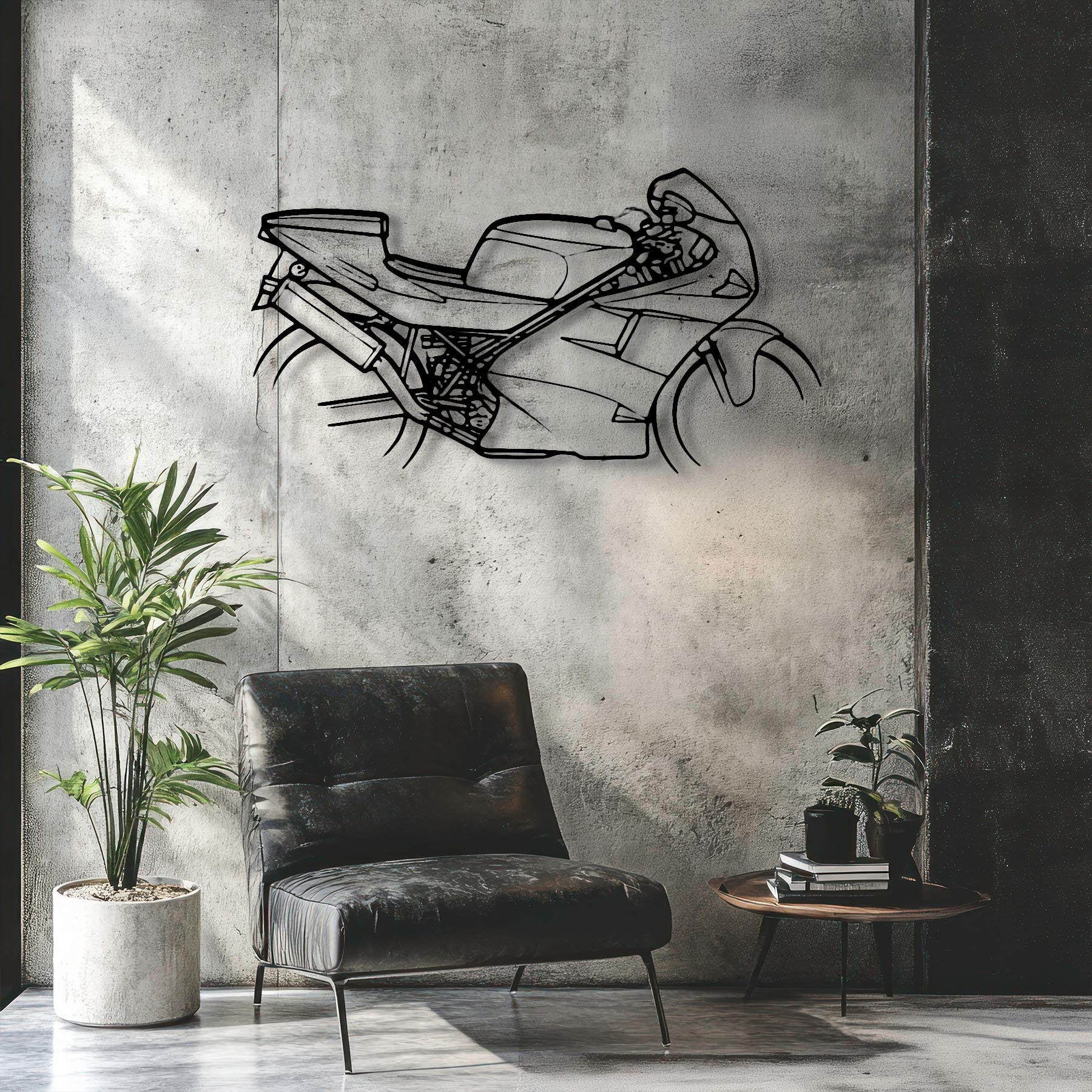 888 1992 Silhouette Metal Wall Art