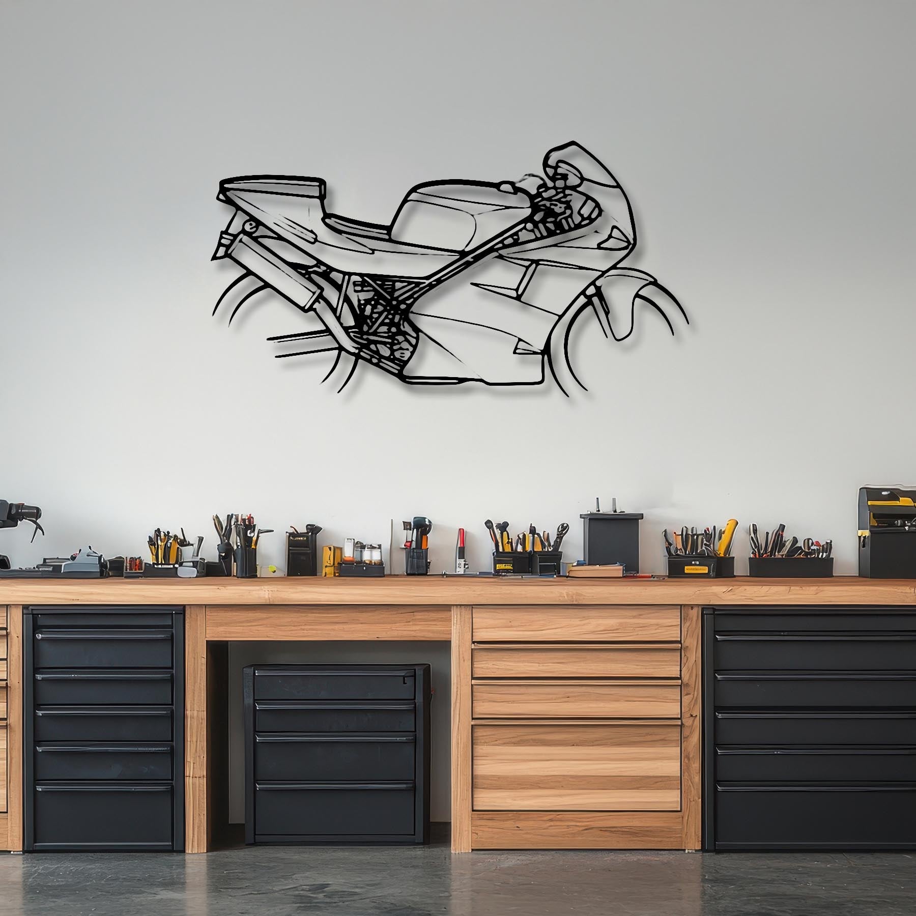 888 1992 Silhouette Metal Wall Art