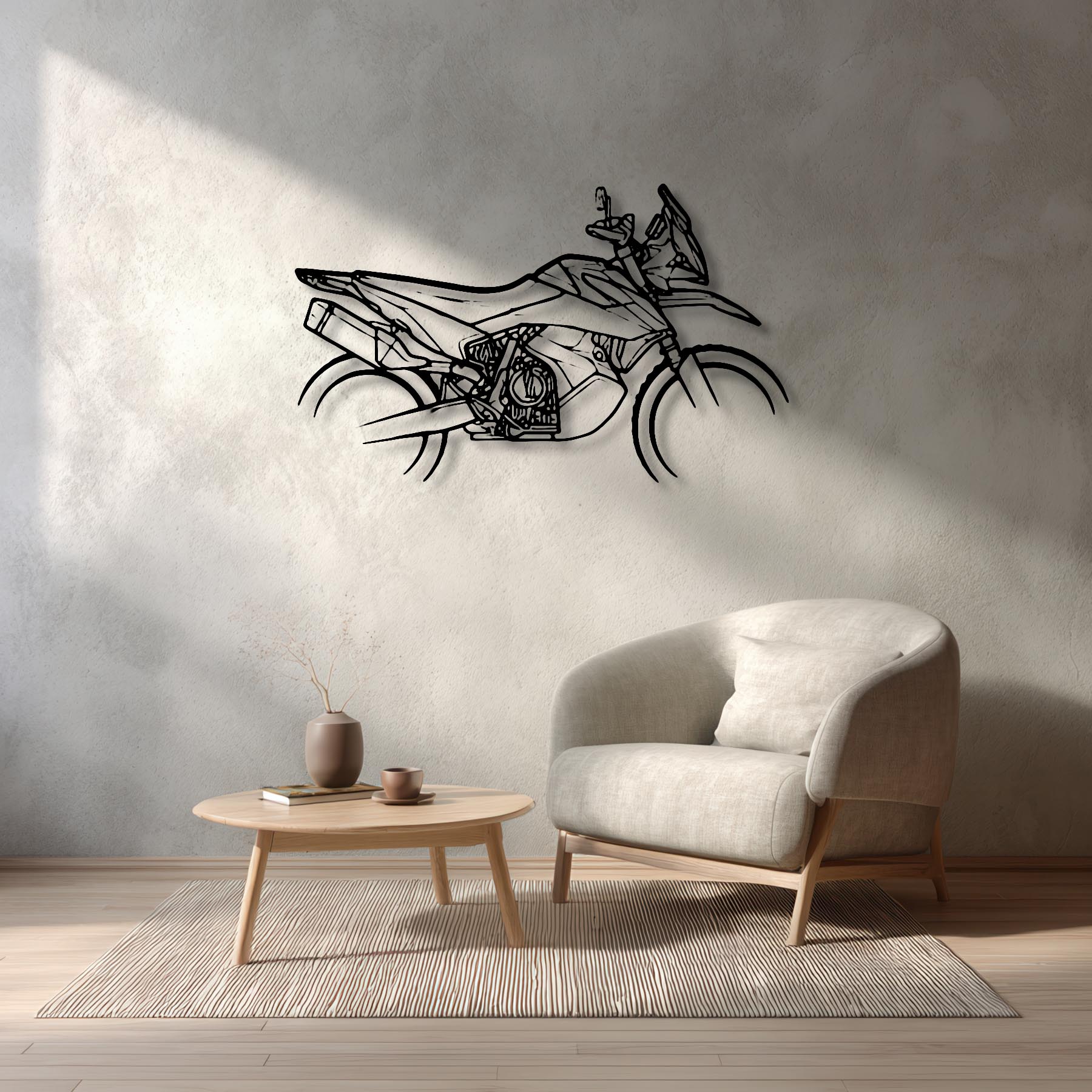 890 Adventure R 2022 Silhouette Metal Wall Art