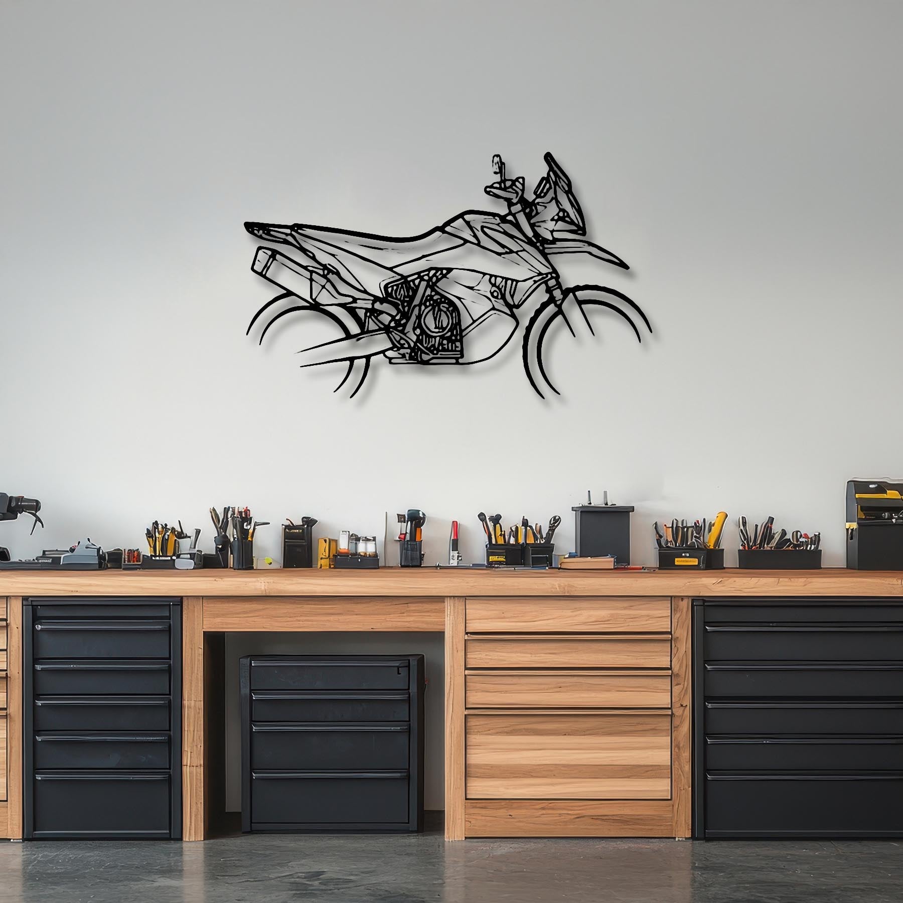 890 Adventure R 2022 Silhouette Metal Wall Art