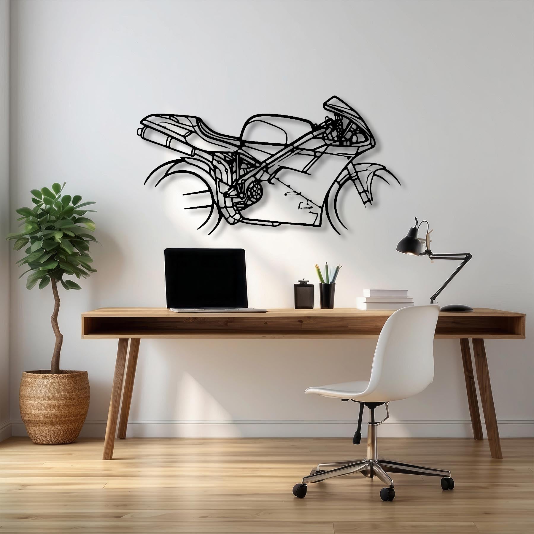 916 Strada 1995 Silhouette Metal Wall Art