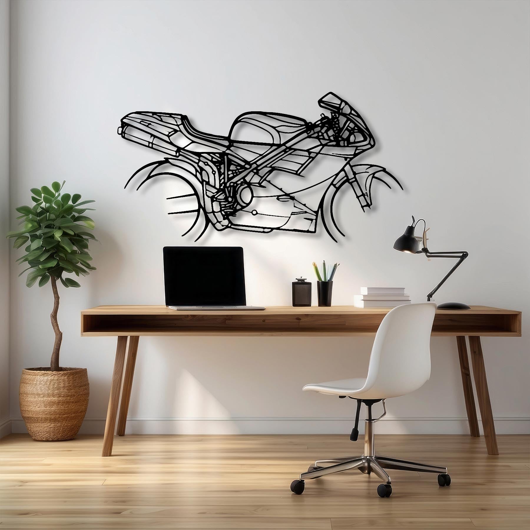 996R RB 2001 Silhouette Metal Wall Art