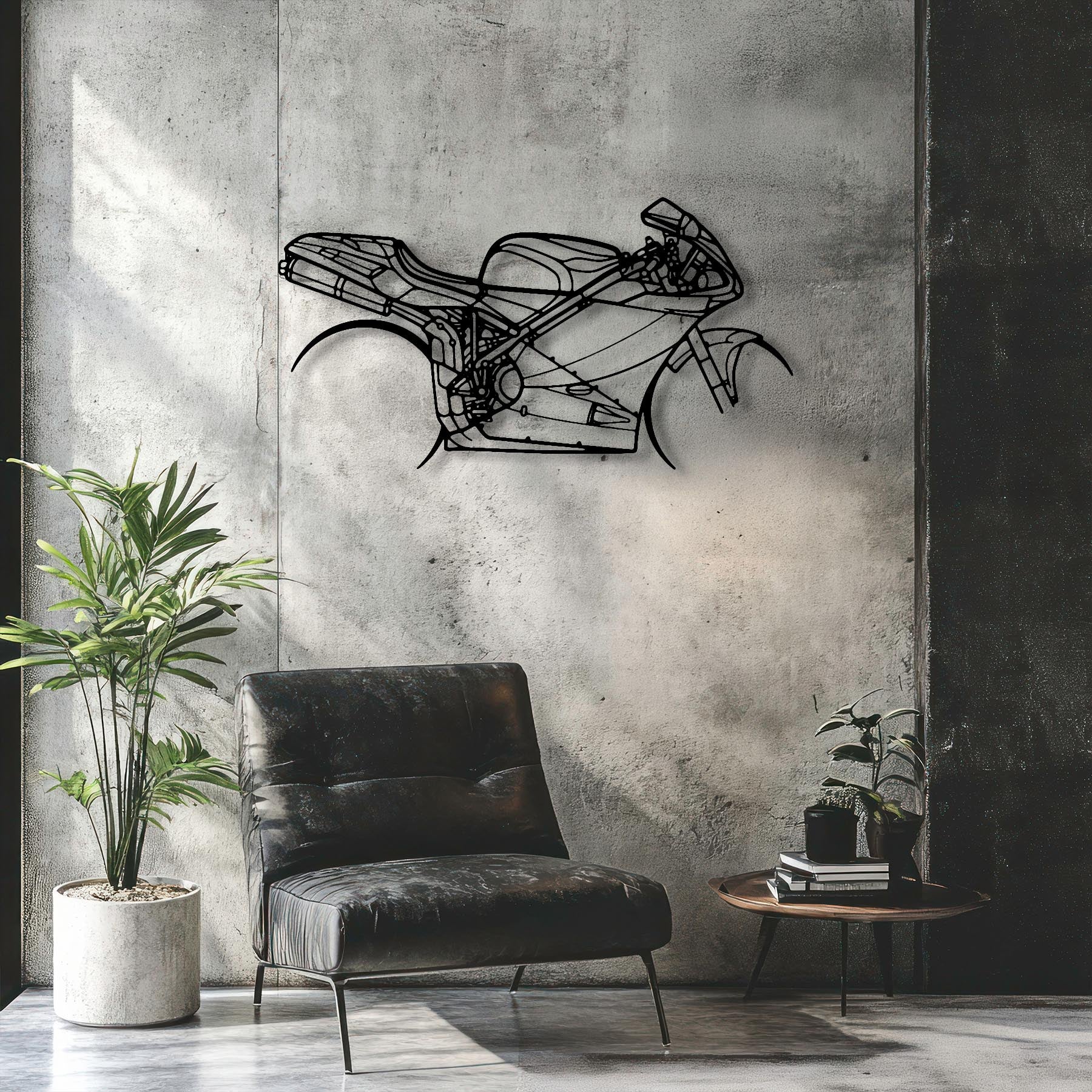 996S 2001 Silhouette Metal Wall Art
