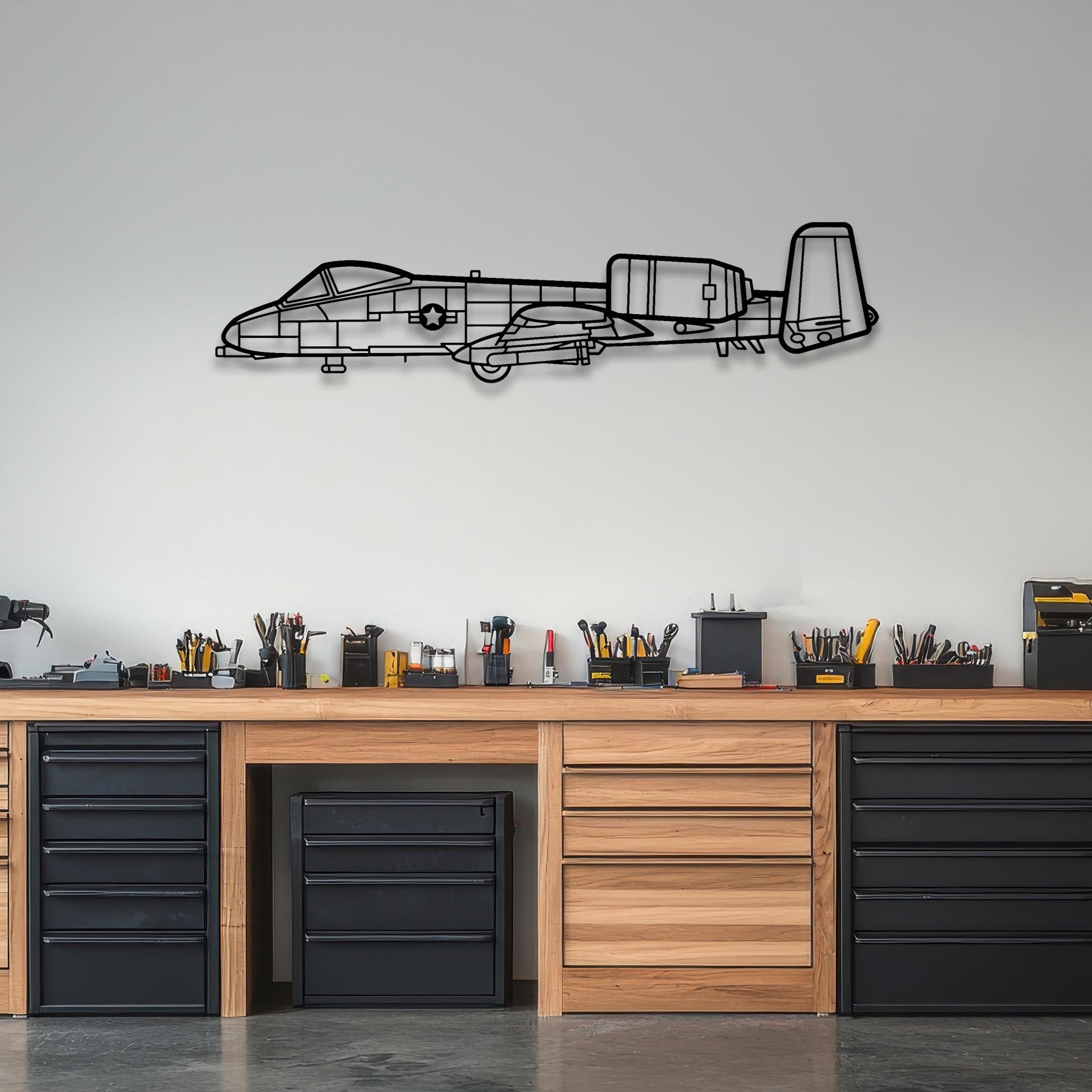 A-10 Thunderbolt 2 Metal Aircraft Wall Art - NCP0015