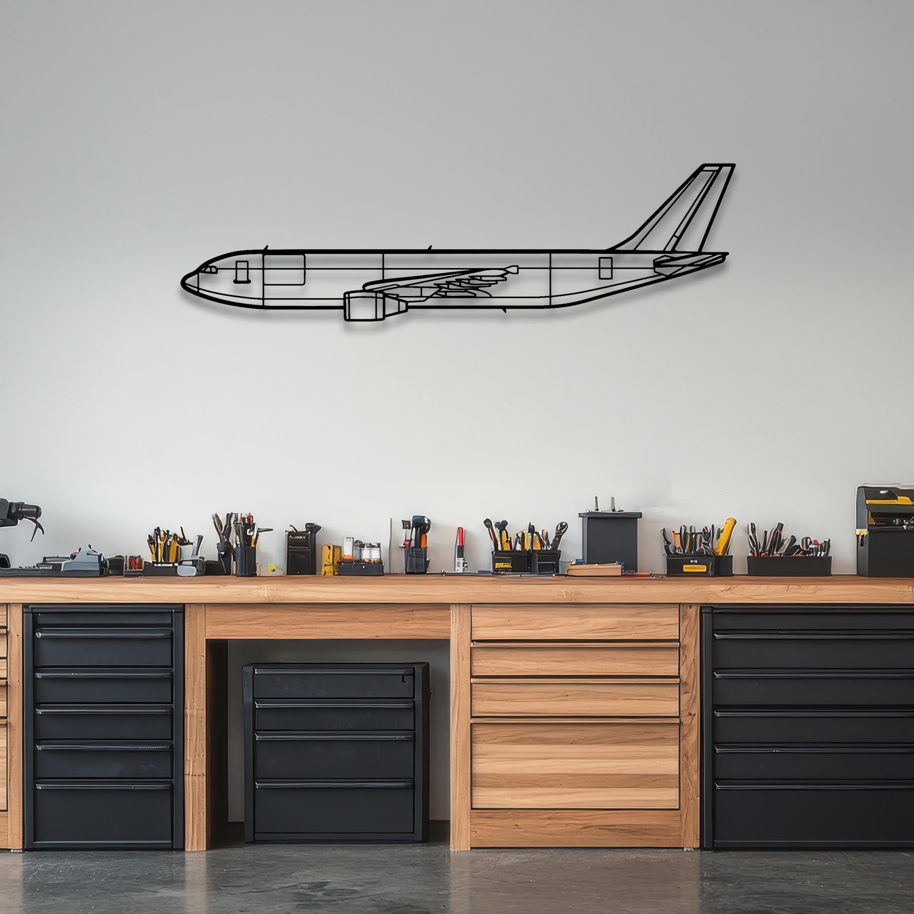 A300-600F Metal Aircraft Wall Art - NCP0160