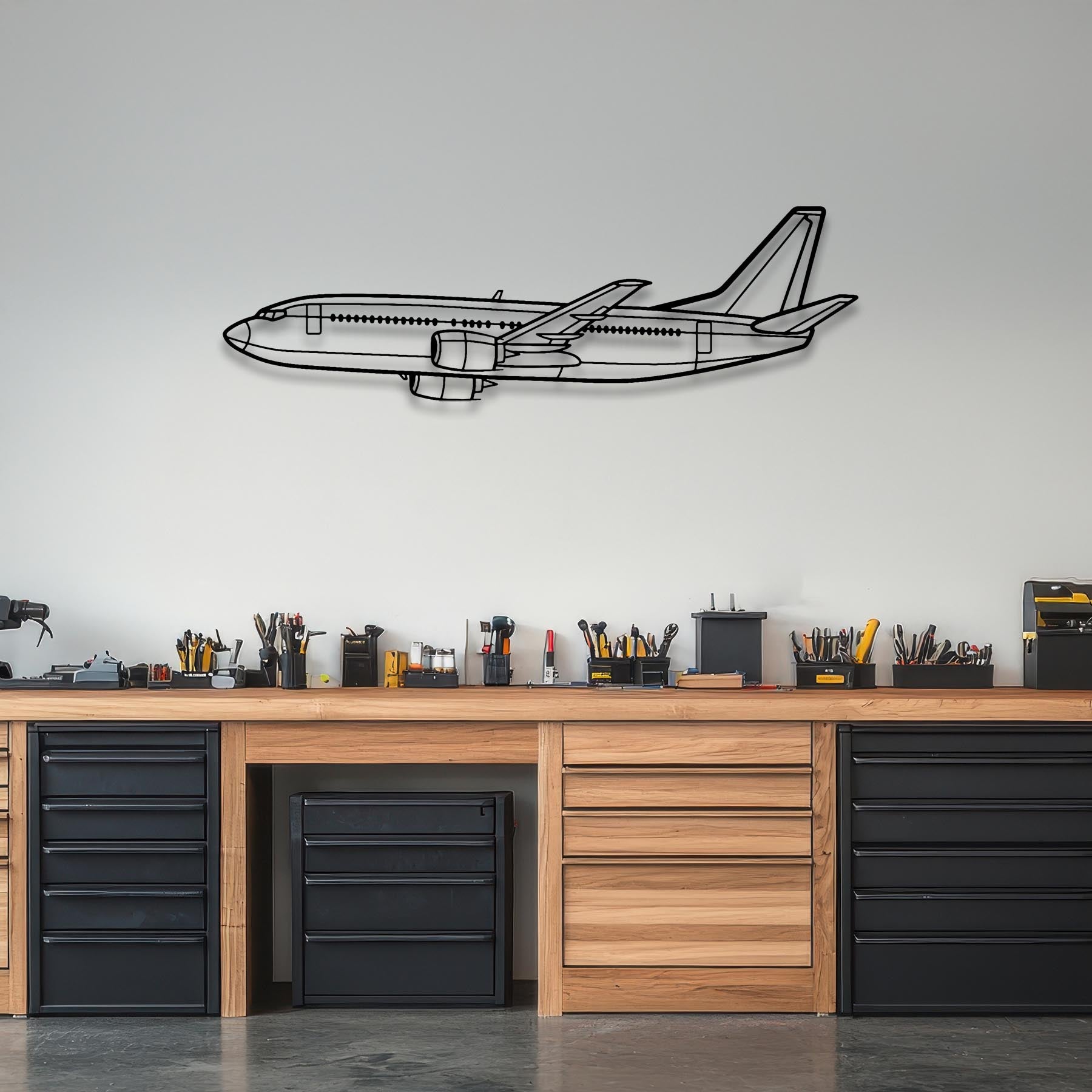 A350 Metal Aircraft Wall Art - NCP0020