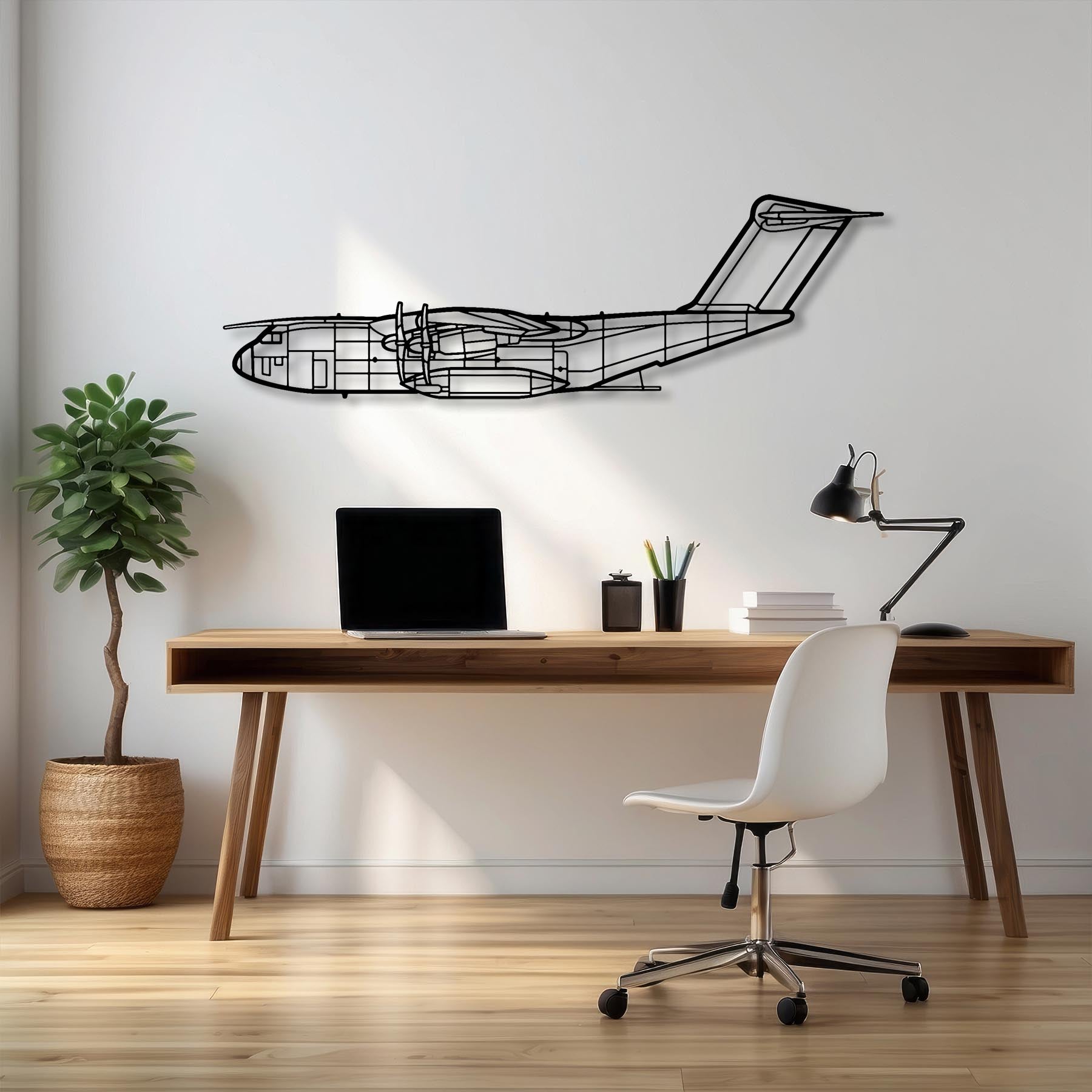 A400M Atlas Metal Aircraft Wall Art - NCP0256