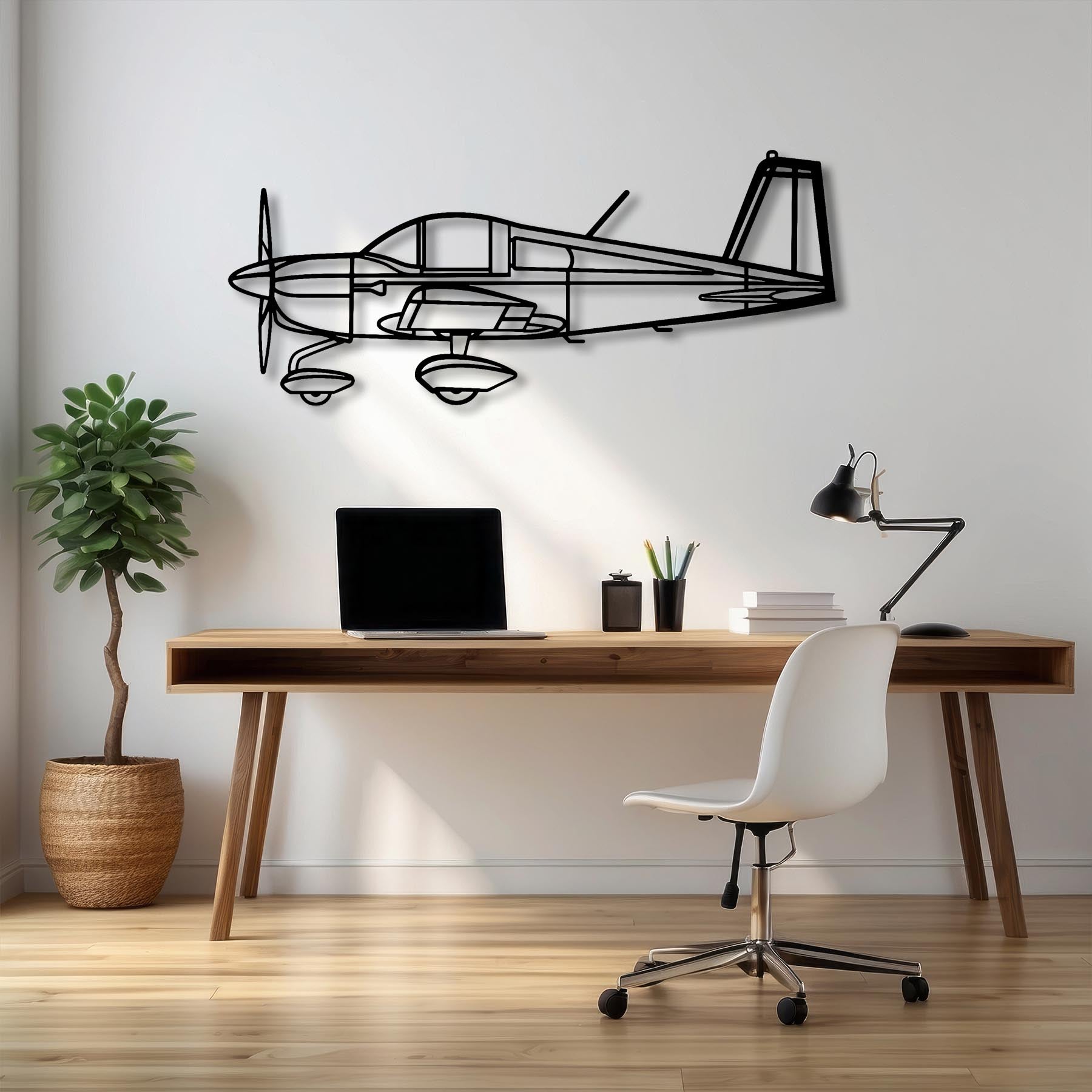 AA-1C Lynx Metal Aircraft Wall Art - NCP0515