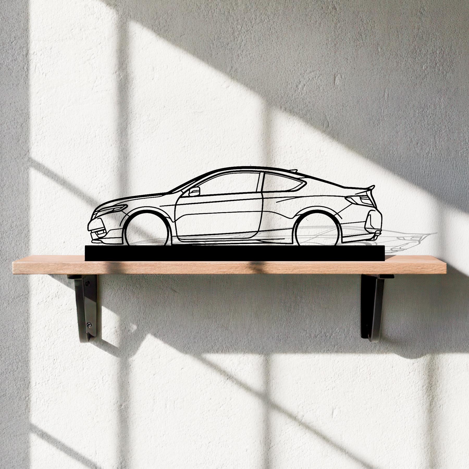 Accord Coupe Silhouette Metal Art Stand