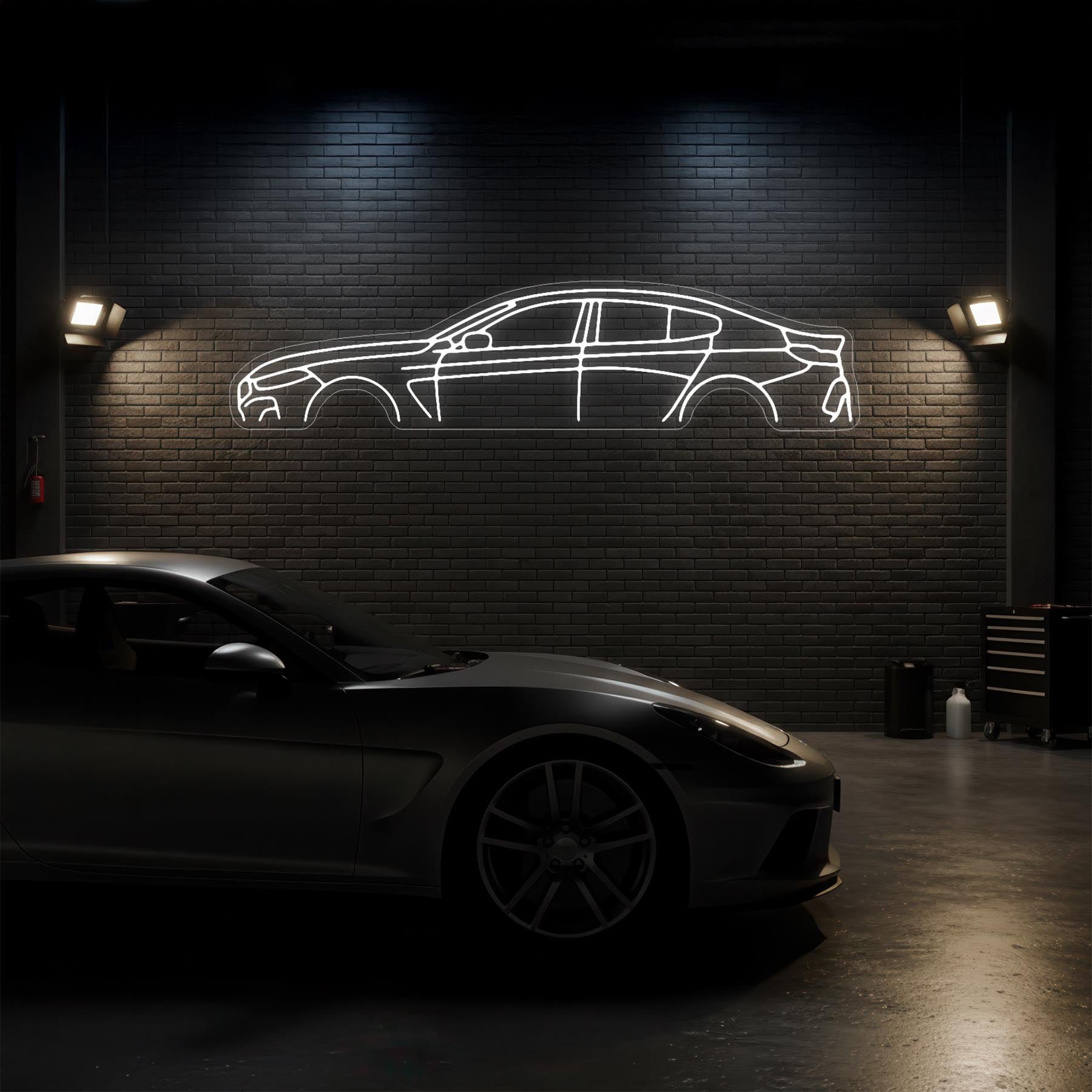 Alpina B8 Neon Silhouette