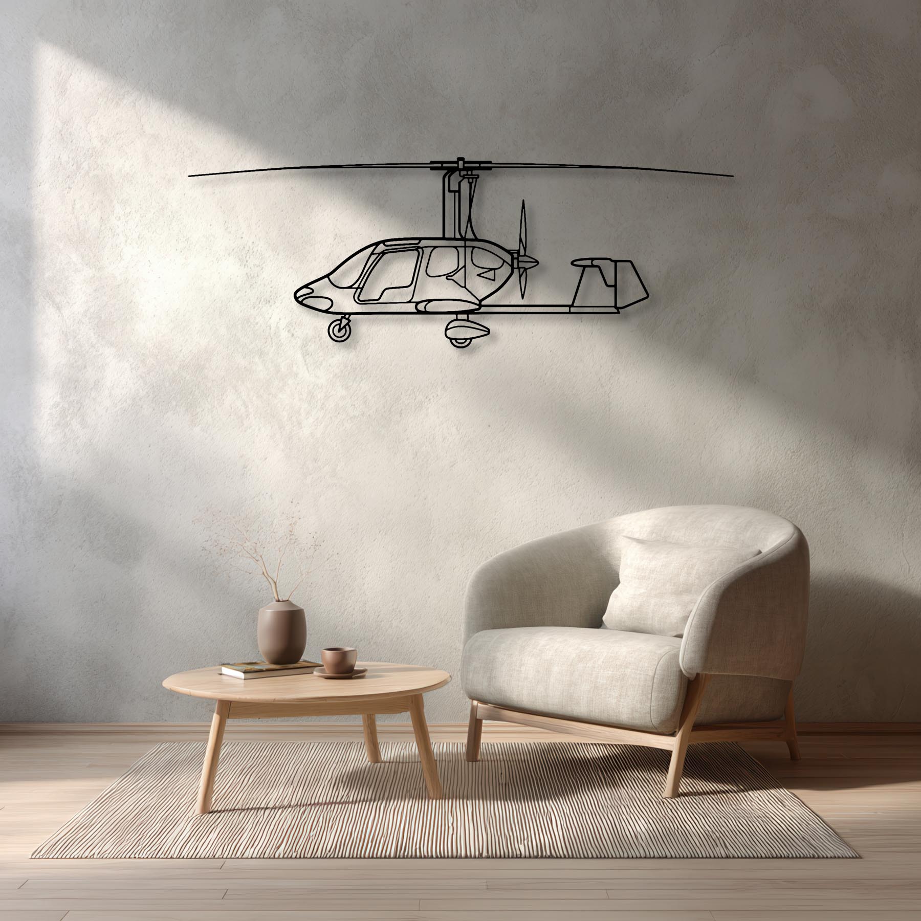 Argon GTL Metal Aircraft Wall Art - NCP0460