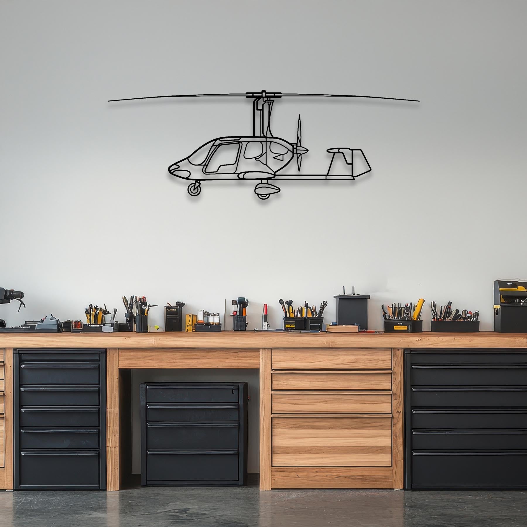 Argon GTL Metal Aircraft Wall Art - NCP0460