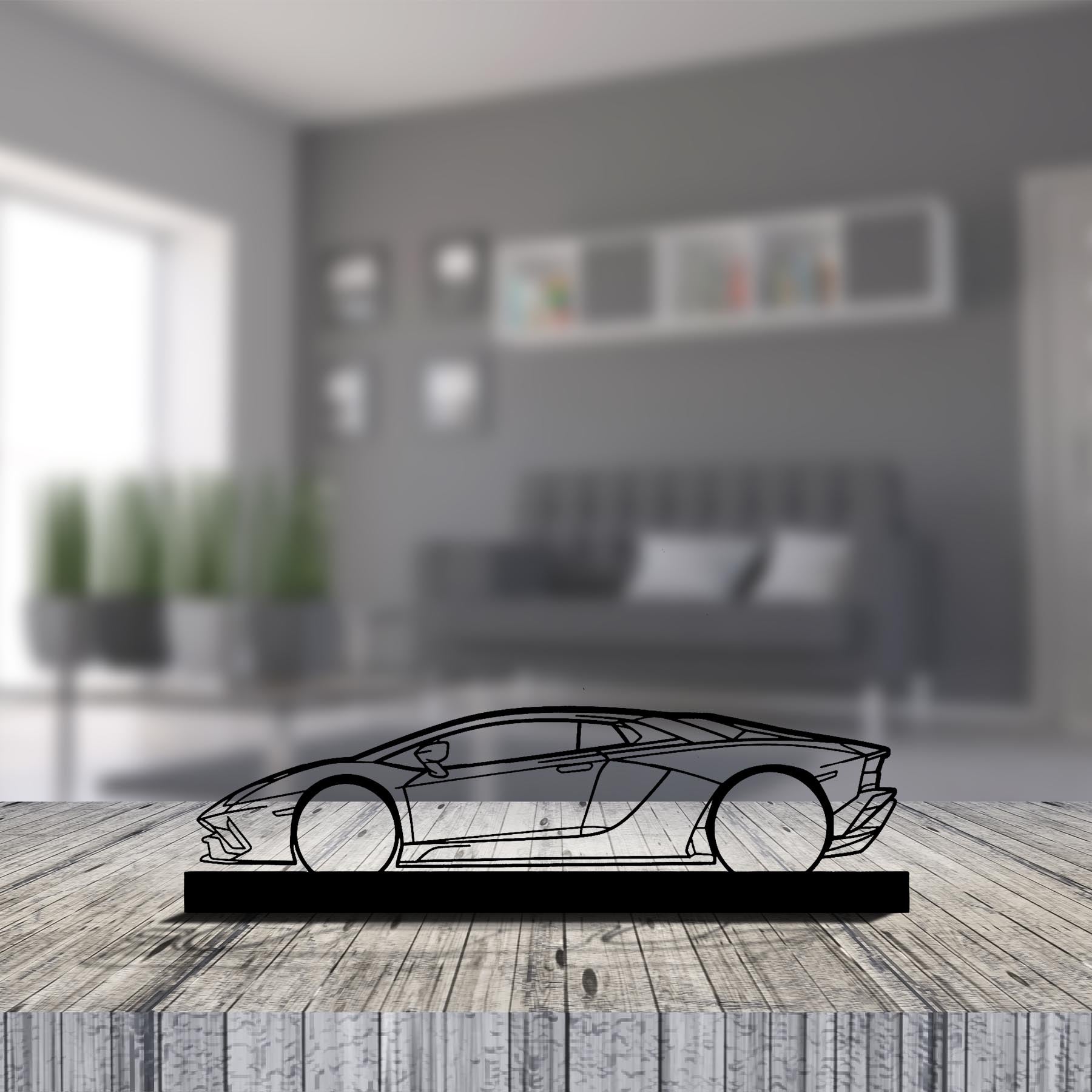 Aventador S 2019 Silhouette Metal Art Stand
