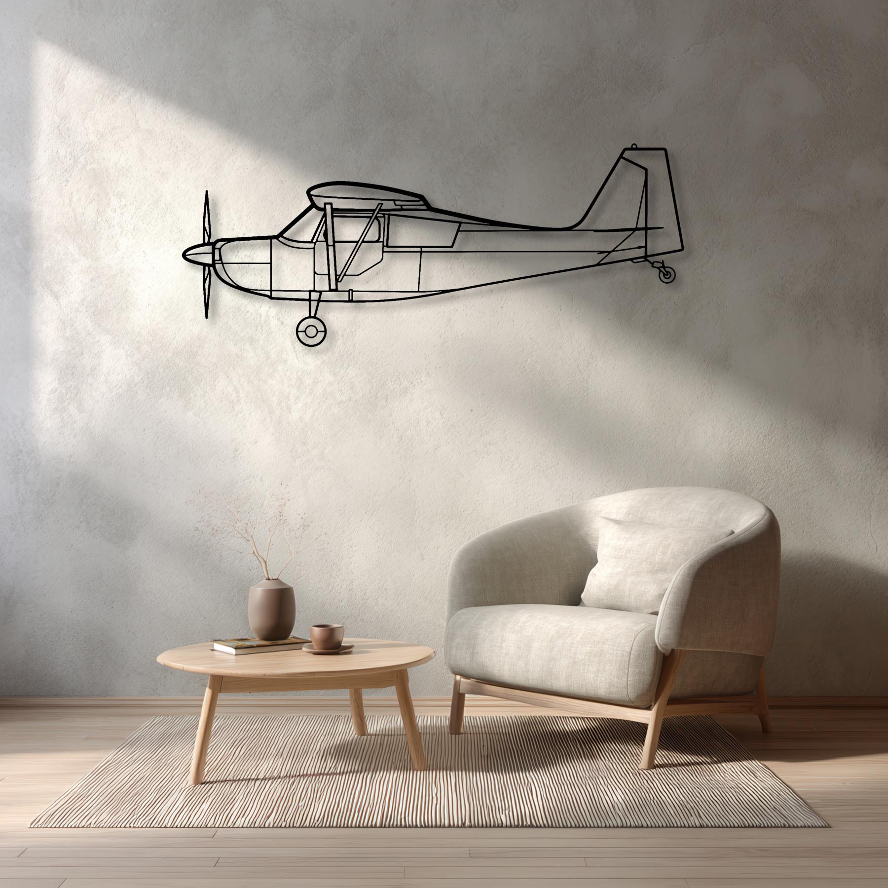 Bellanca Champion 7ECA Metal Aircraft Wall Art - NCP0413
