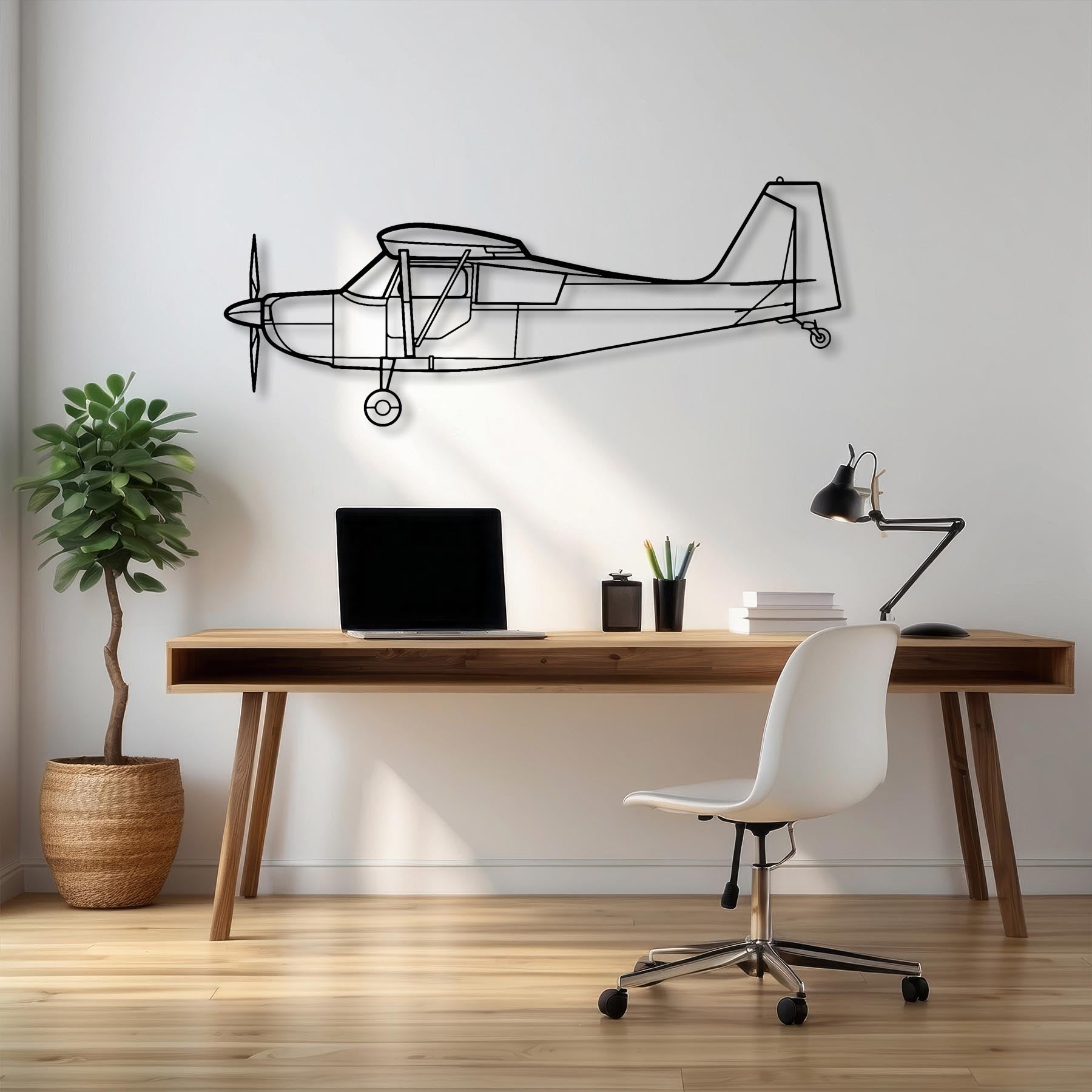 Bellanca Champion 7ECA Metal Aircraft Wall Art - NCP0413