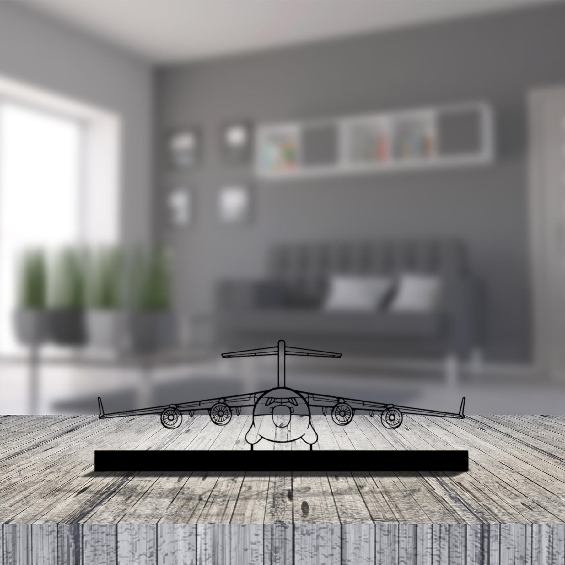 C-17 Silhouette Metal Art Stand