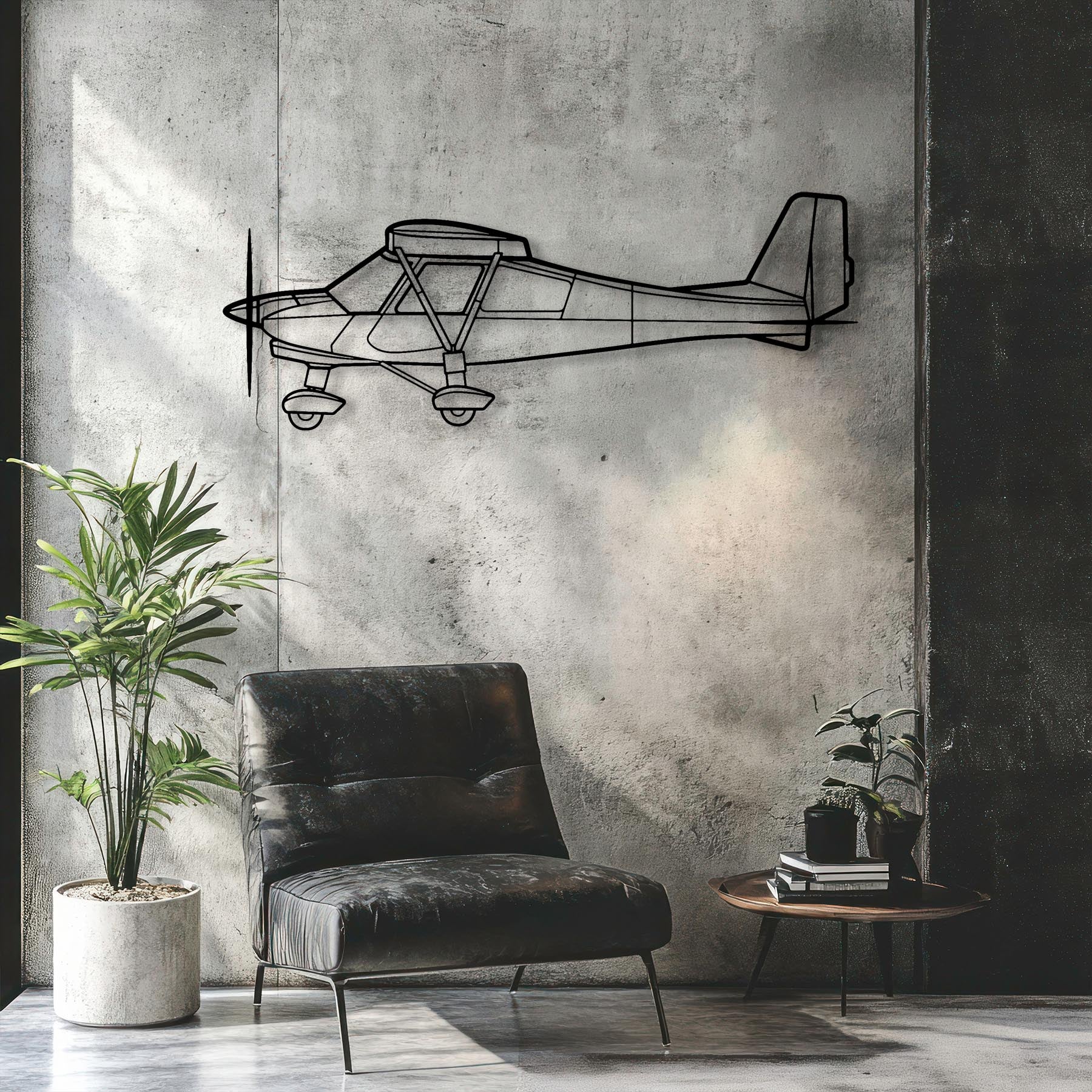 C42B Metal Aircraft Wall Art - NCP0414