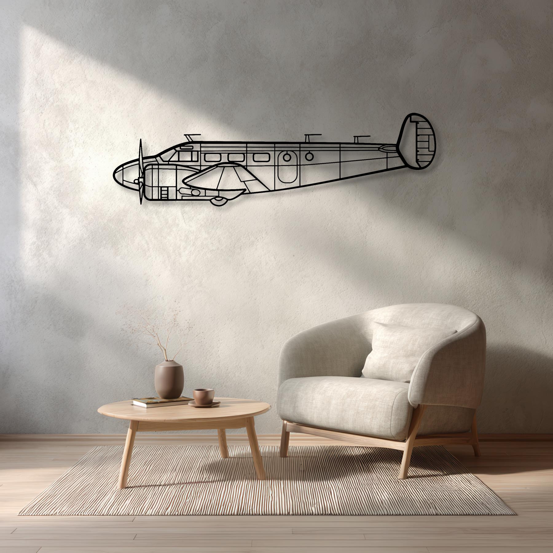 C45-H Expeditor Metal Aircraft Wall Art - NCP0314