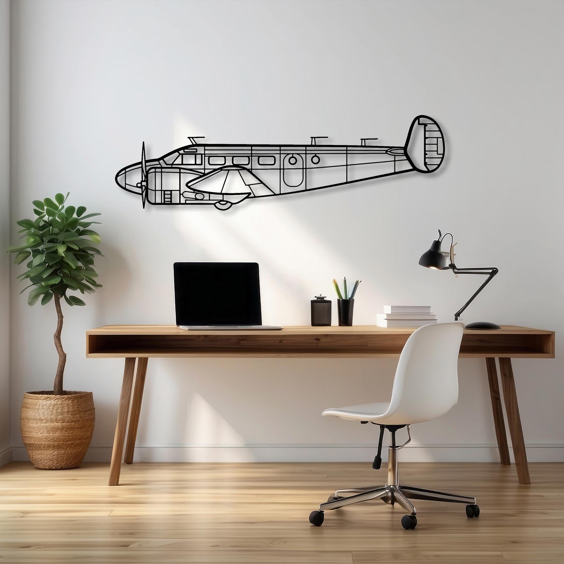 C45-H Expeditor Metal Aircraft Wall Art - NCP0314